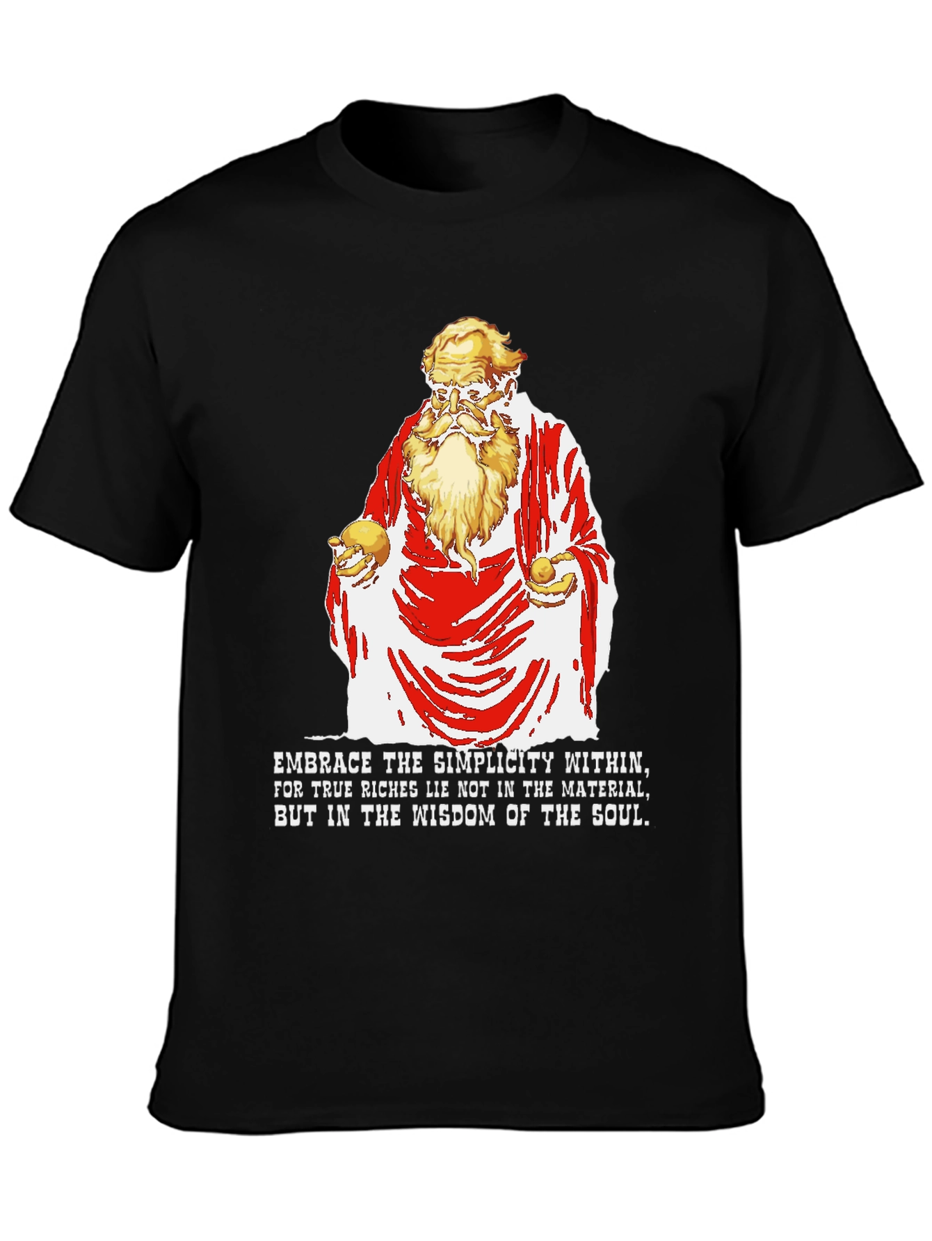 Philosophical Wisdom Graphic T-Shirt
