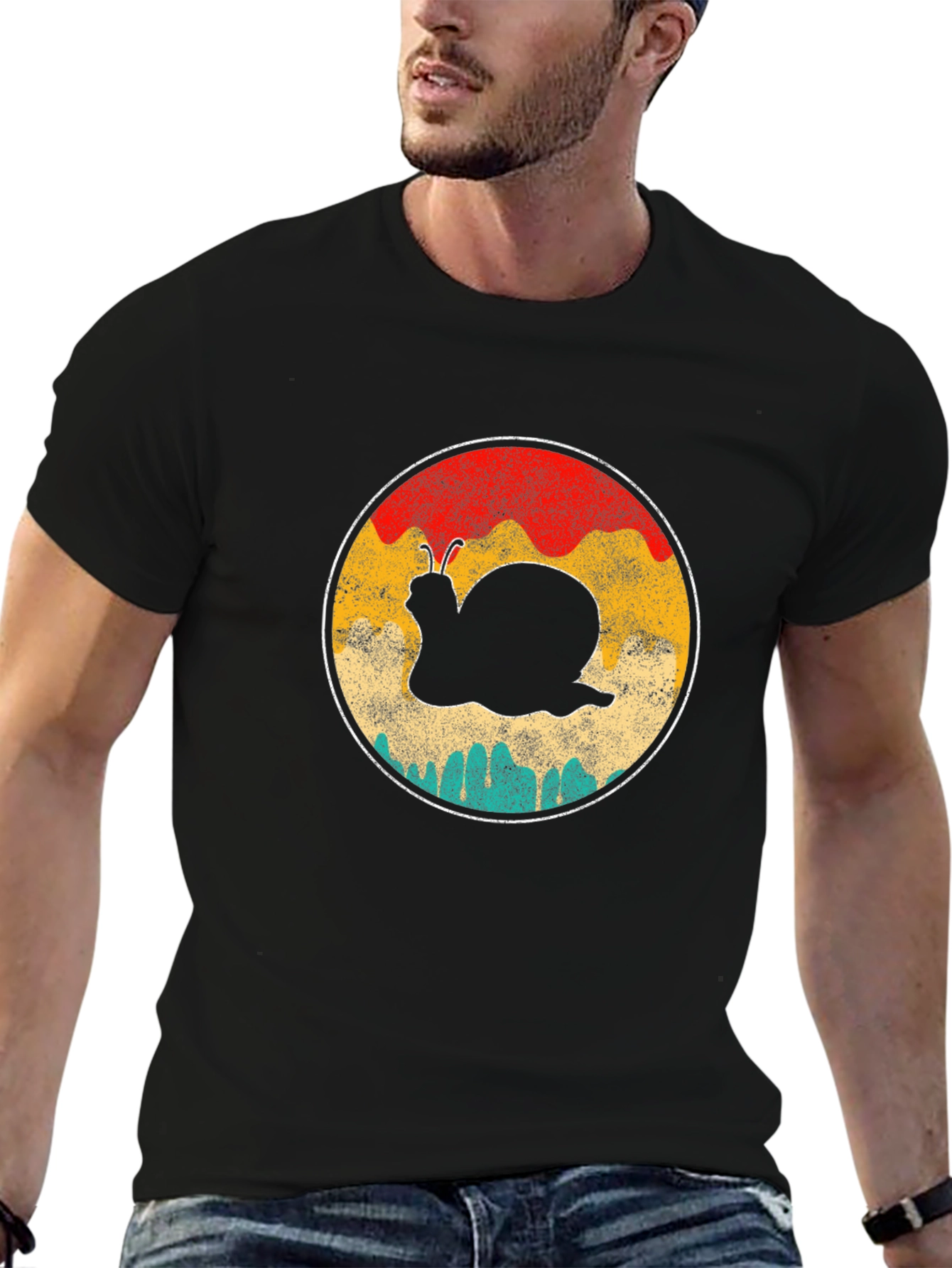 Retro Snail Graphic Tee