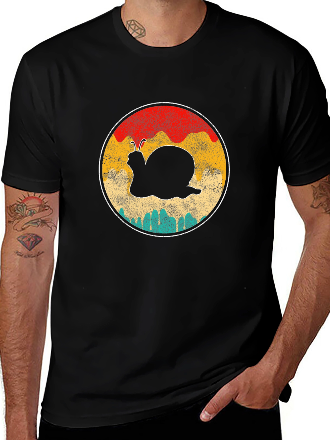 Retro Snail Graphic Tee