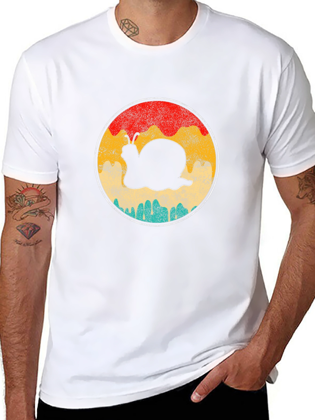Retro Snail Graphic Tee