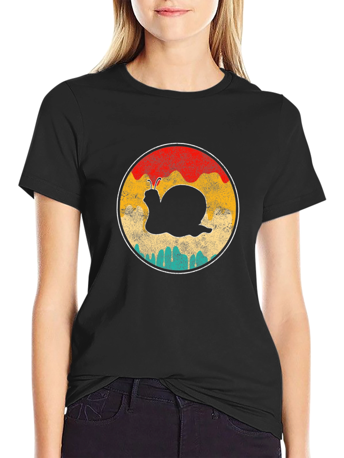 Retro Snail Graphic Tee