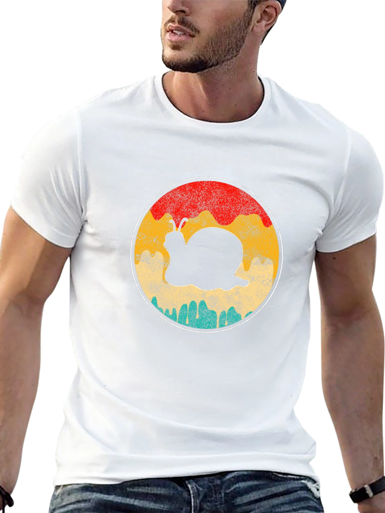 Retro Snail Graphic Tee