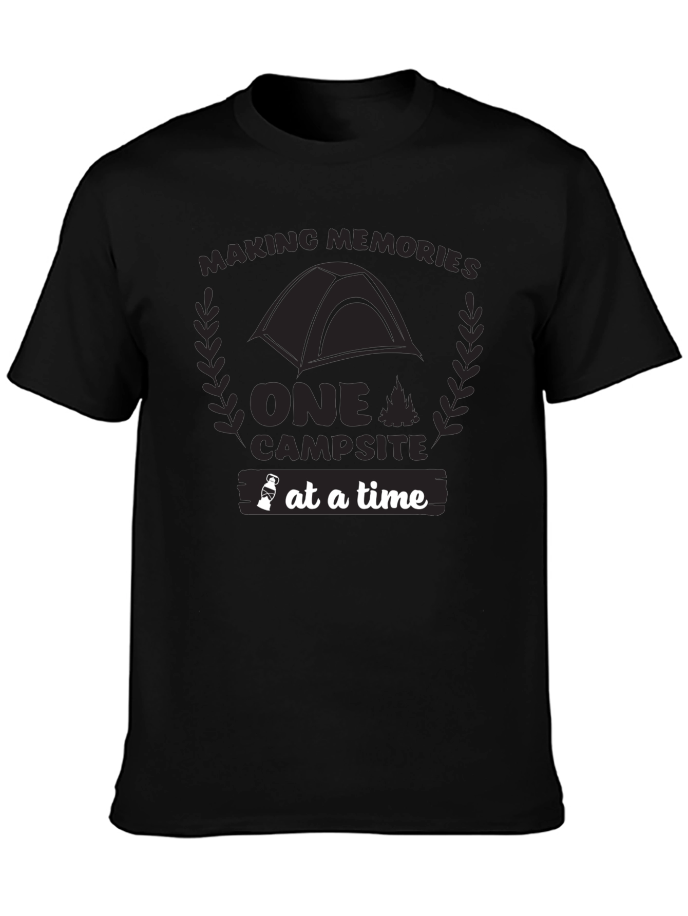 Camping Memories Black T-Shirt