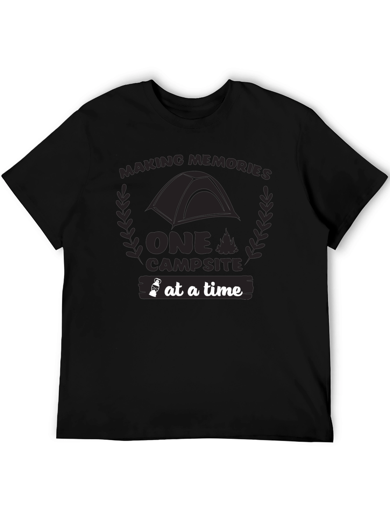 Camping Memories Black T-Shirt