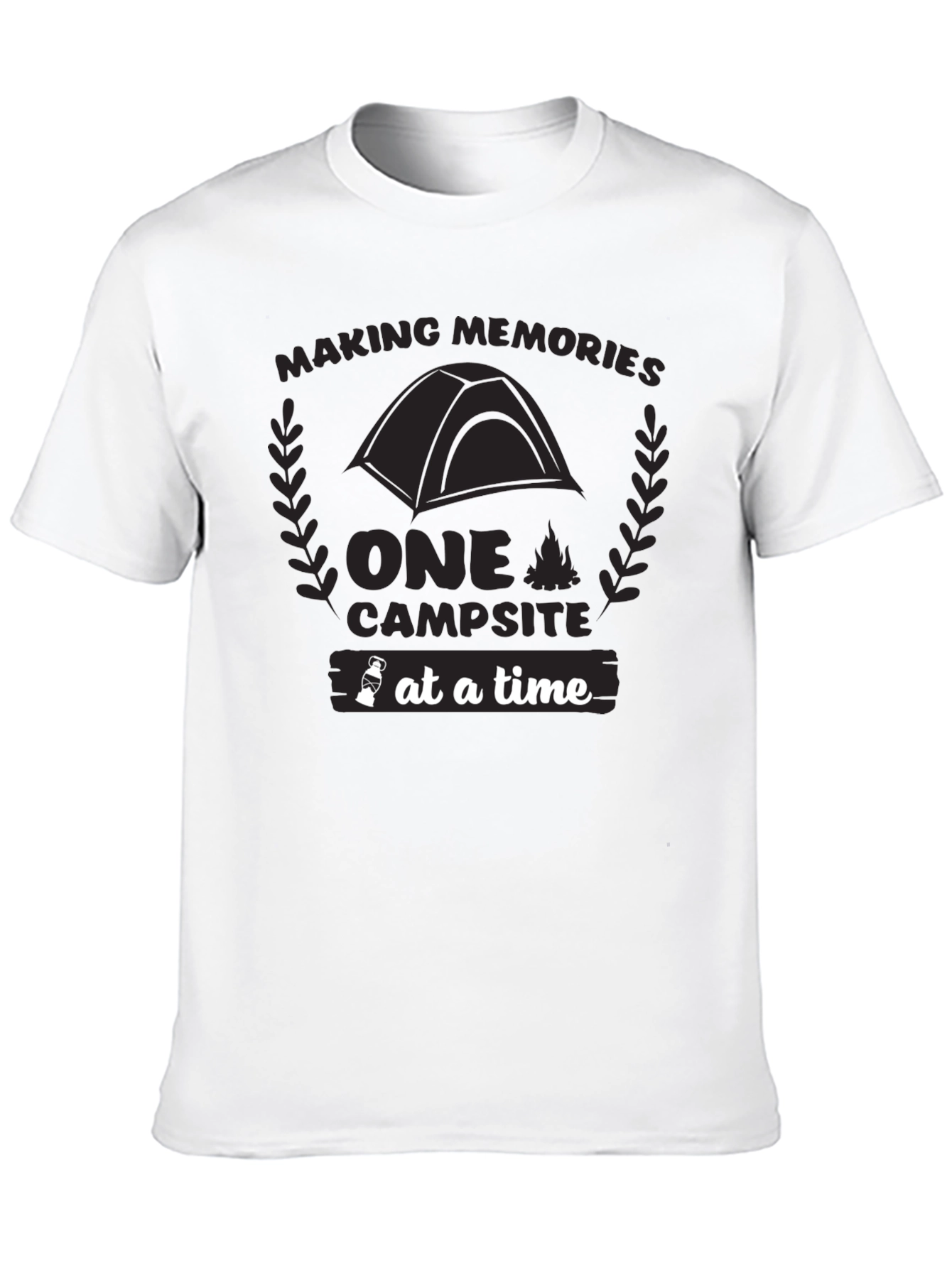 Camping Memories Black T-Shirt
