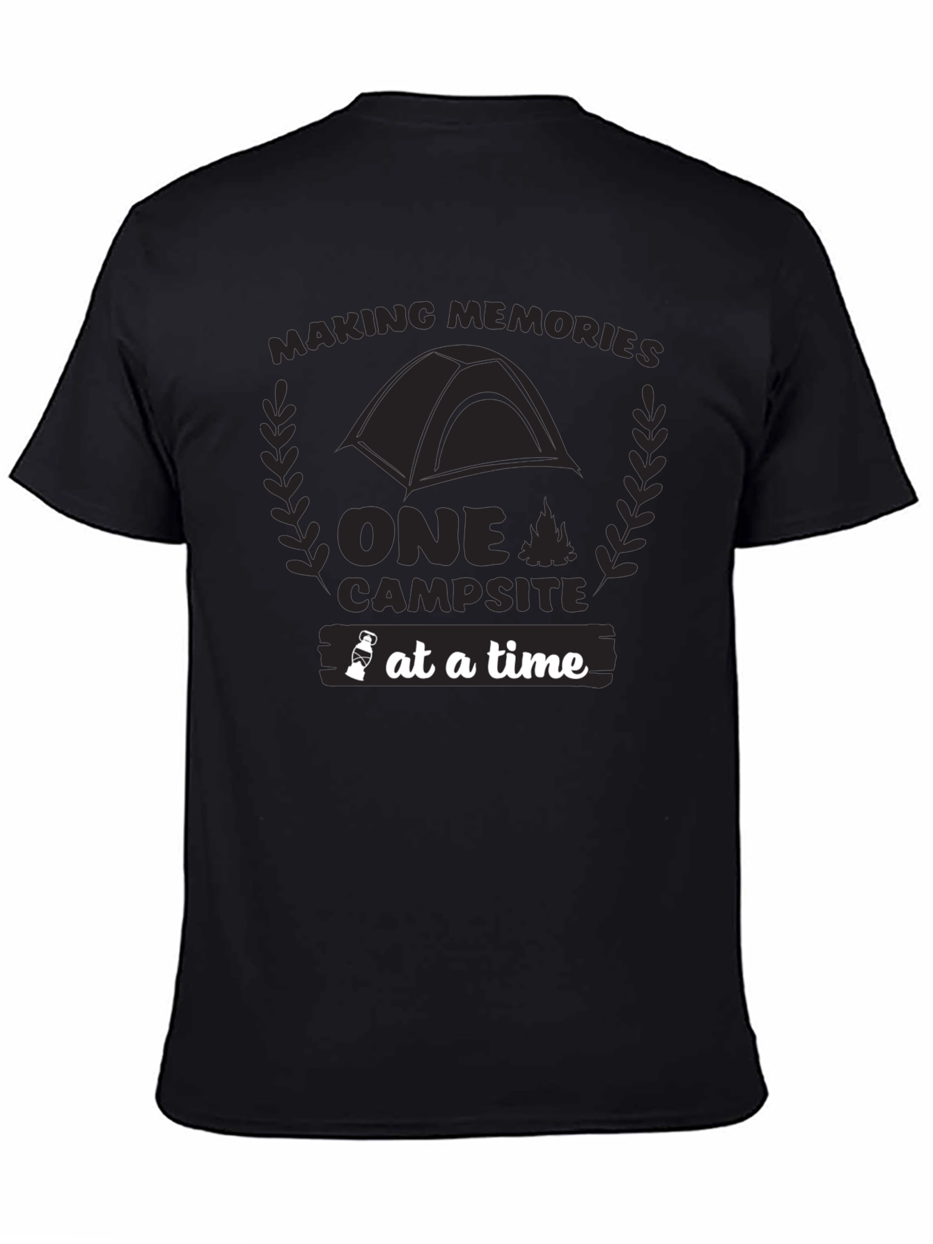 Camping Memories Black T-Shirt