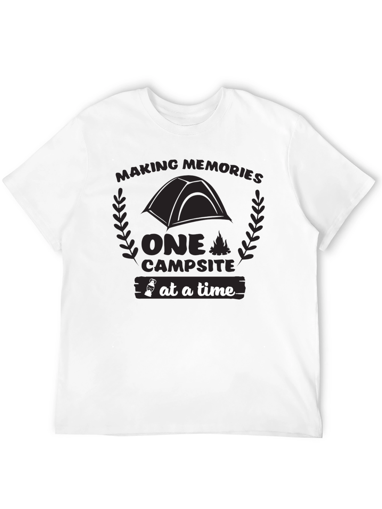 Camping Memories Black T-Shirt