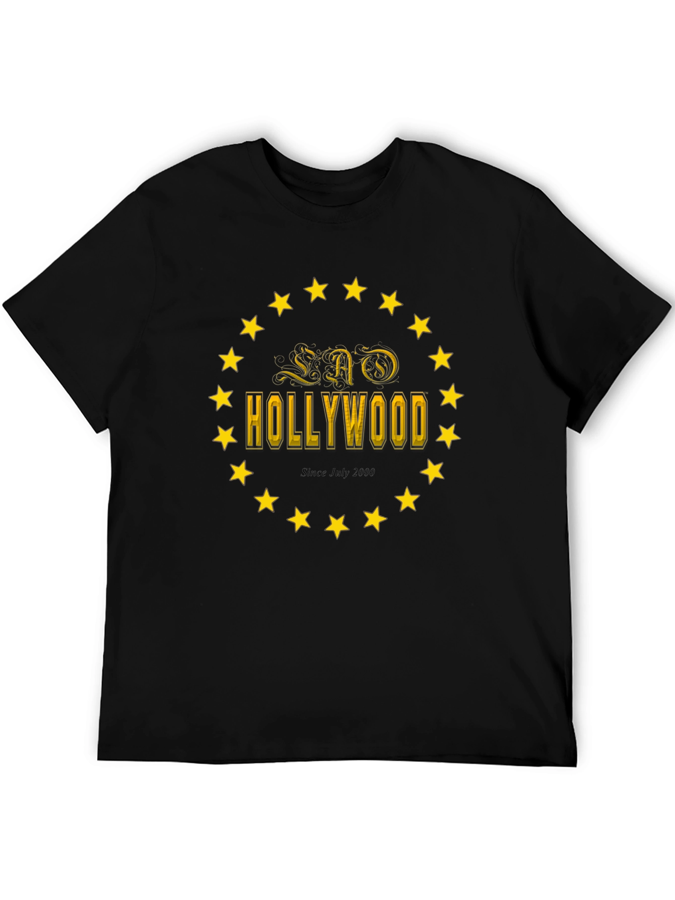 LAO Hollywood Black Graphic T-Shirt