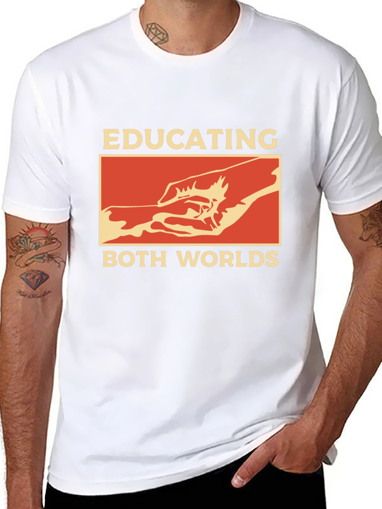 Educating Both Worlds Graphic Tee