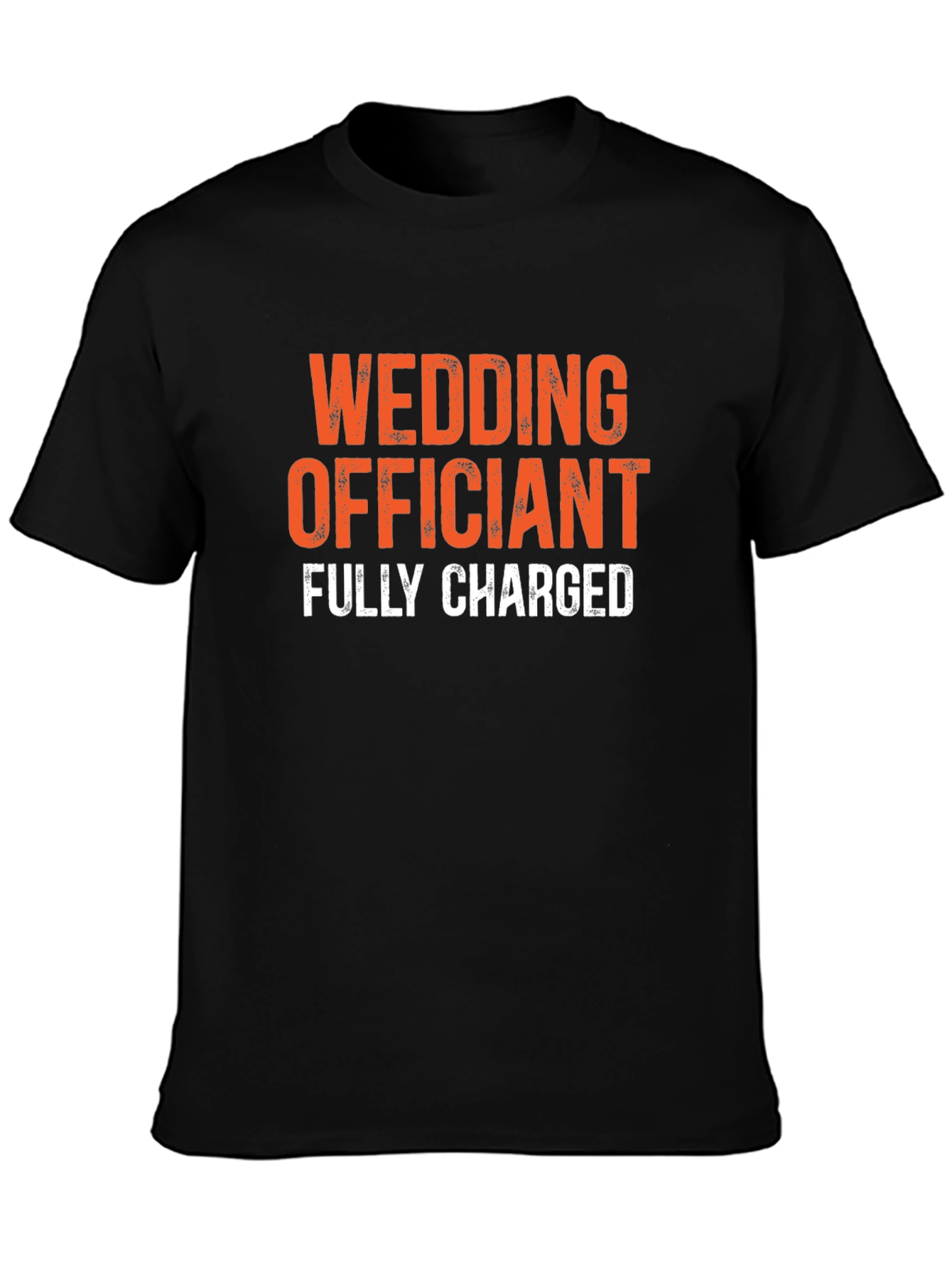 Wedding Officiant Fully Charged Graphic Tee