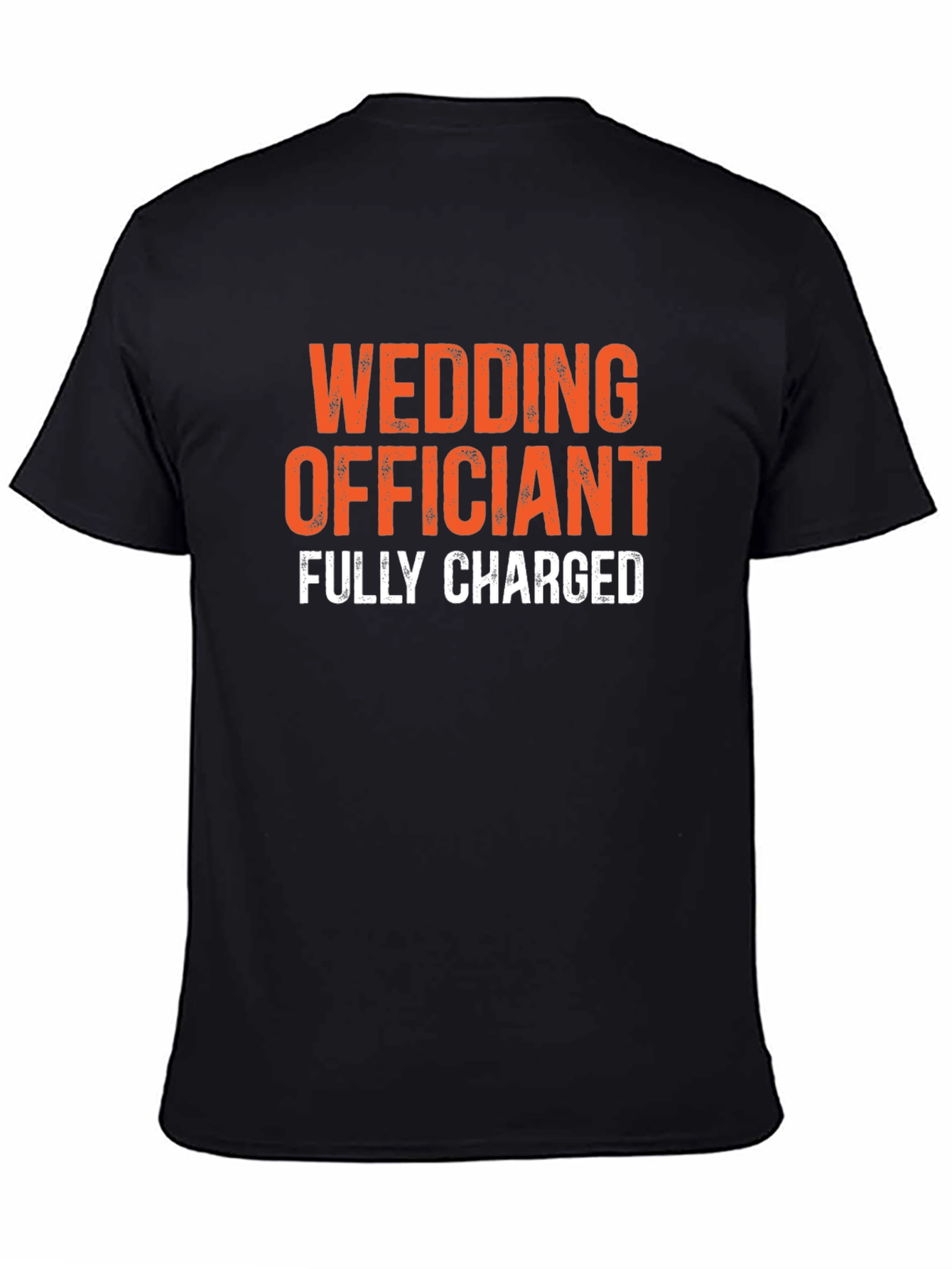 Wedding Officiant Fully Charged Graphic Tee