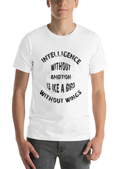 Intelligence Without Ambition Black T-Shirt