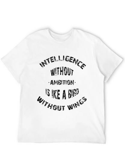 Intelligence Without Ambition Black T-Shirt