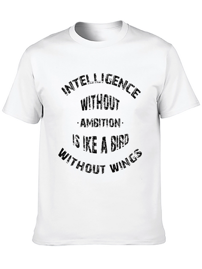 Intelligence Without Ambition Black T-Shirt