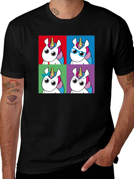 Unicorn Pop Art Graphic T-Shirt