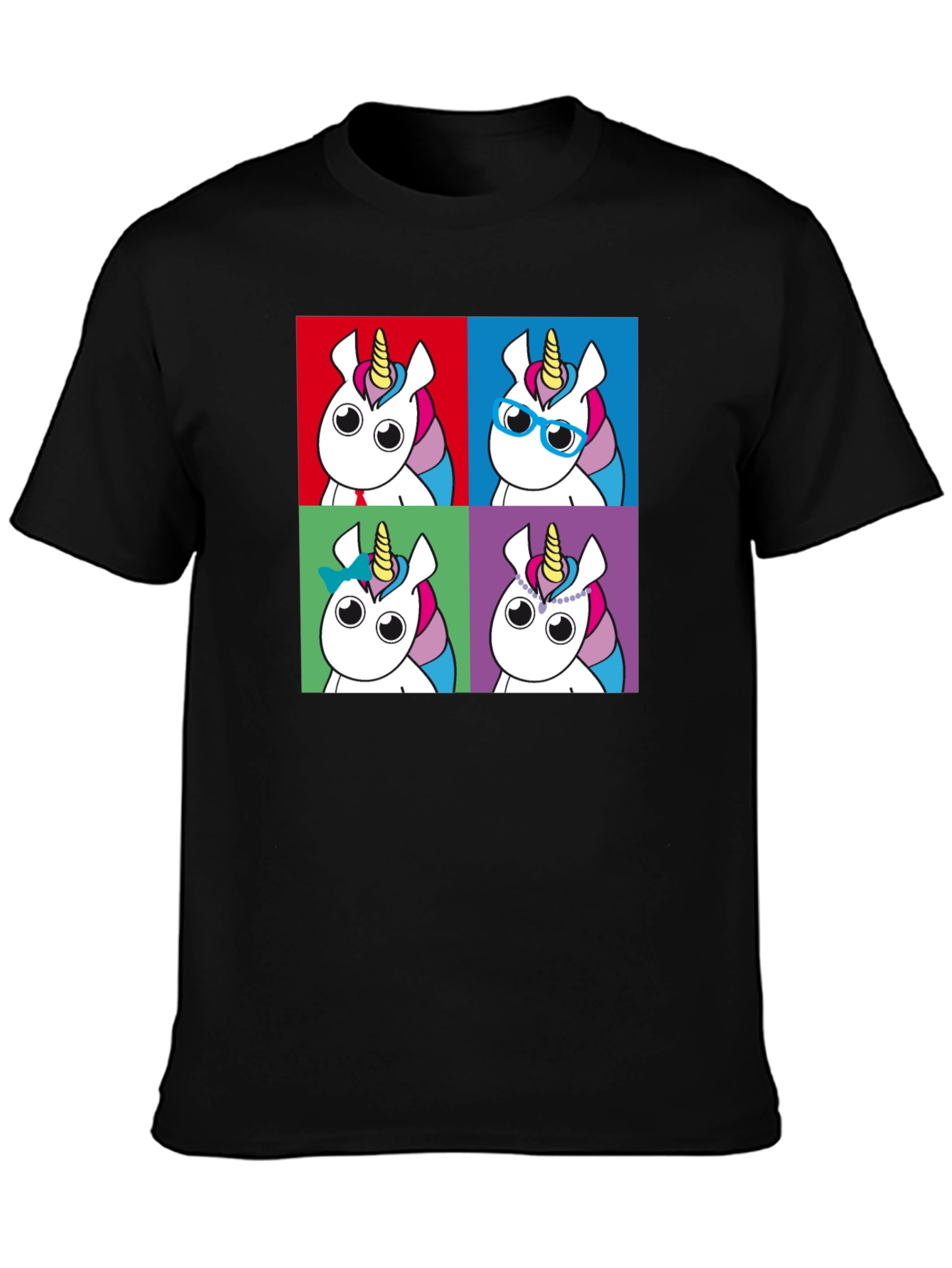 Unicorn Pop Art Graphic T-Shirt