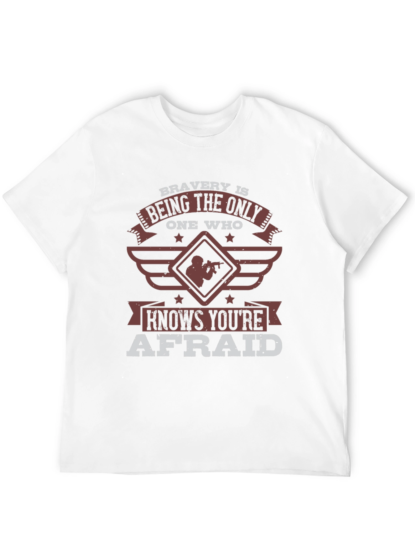 Bravery Shirt: Military-Themed Graphic Tee