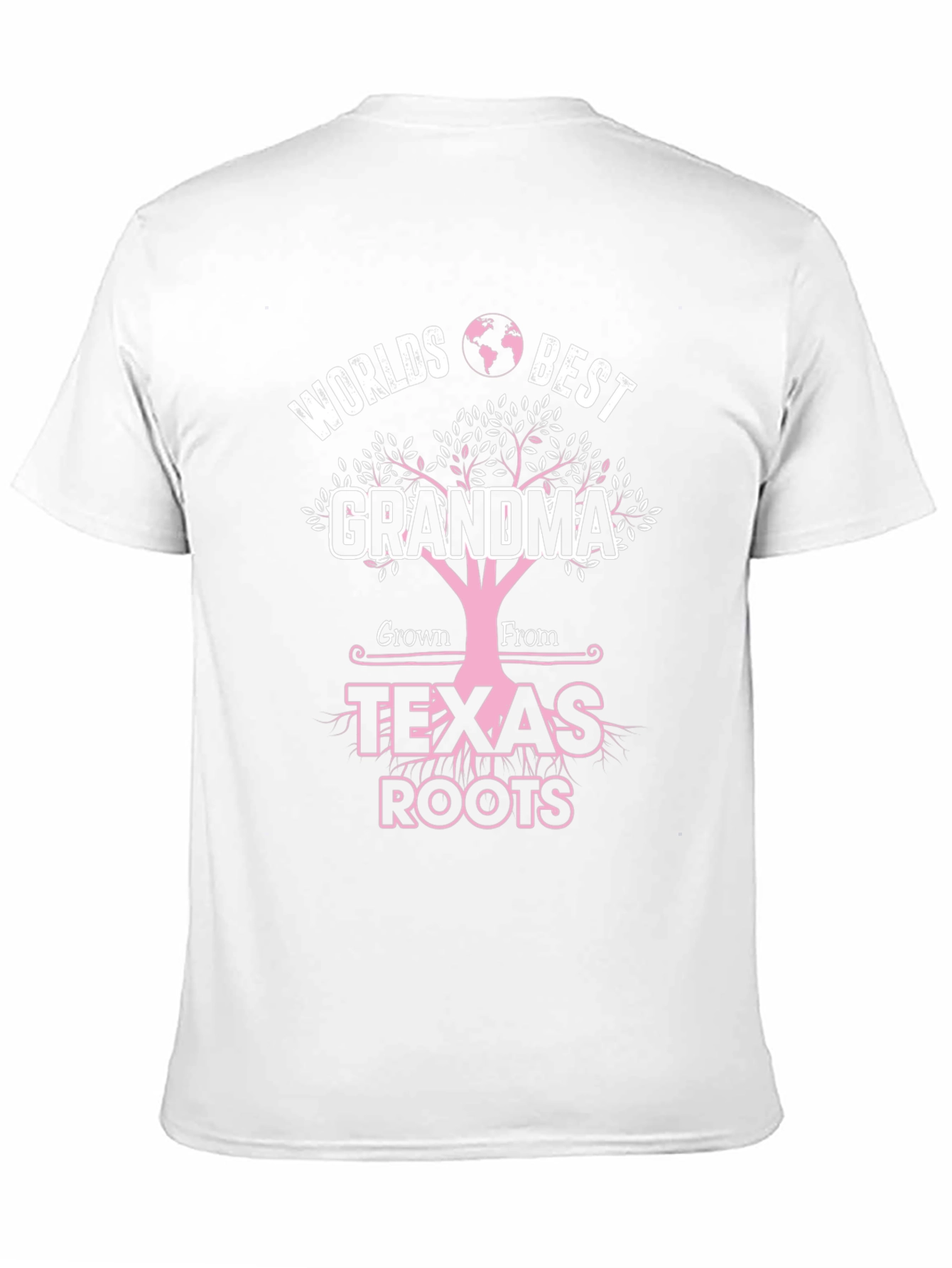 Worlds Best Grandma Texas Roots Graphic T-Shirt