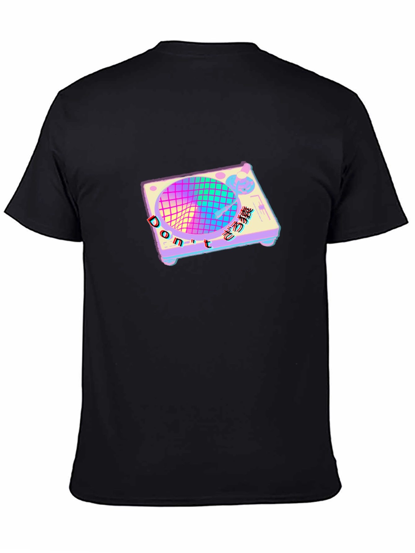 Vaporwave Turntable Graphic Tee