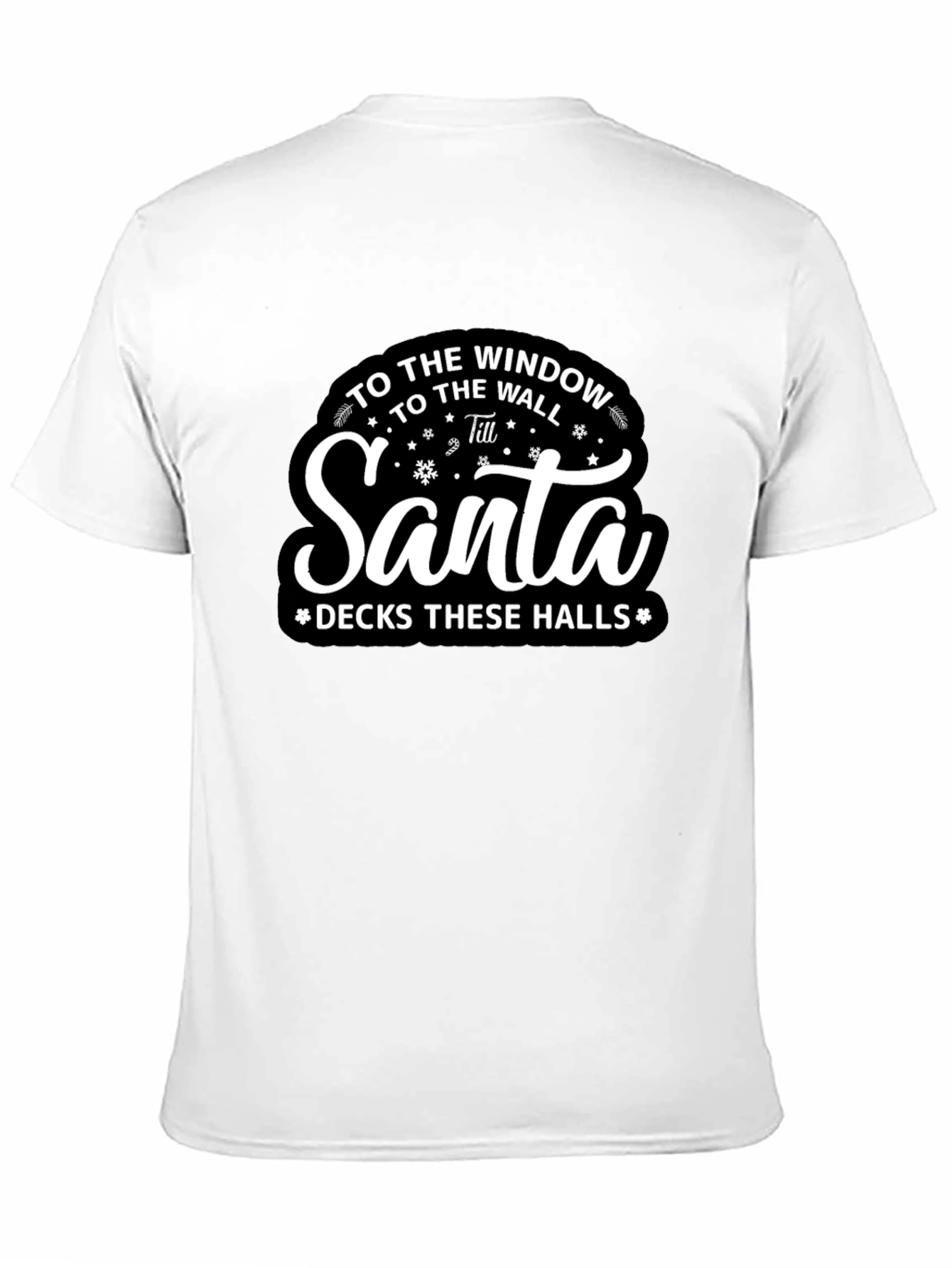 Santa Decks These Halls Christmas T-Shirt
