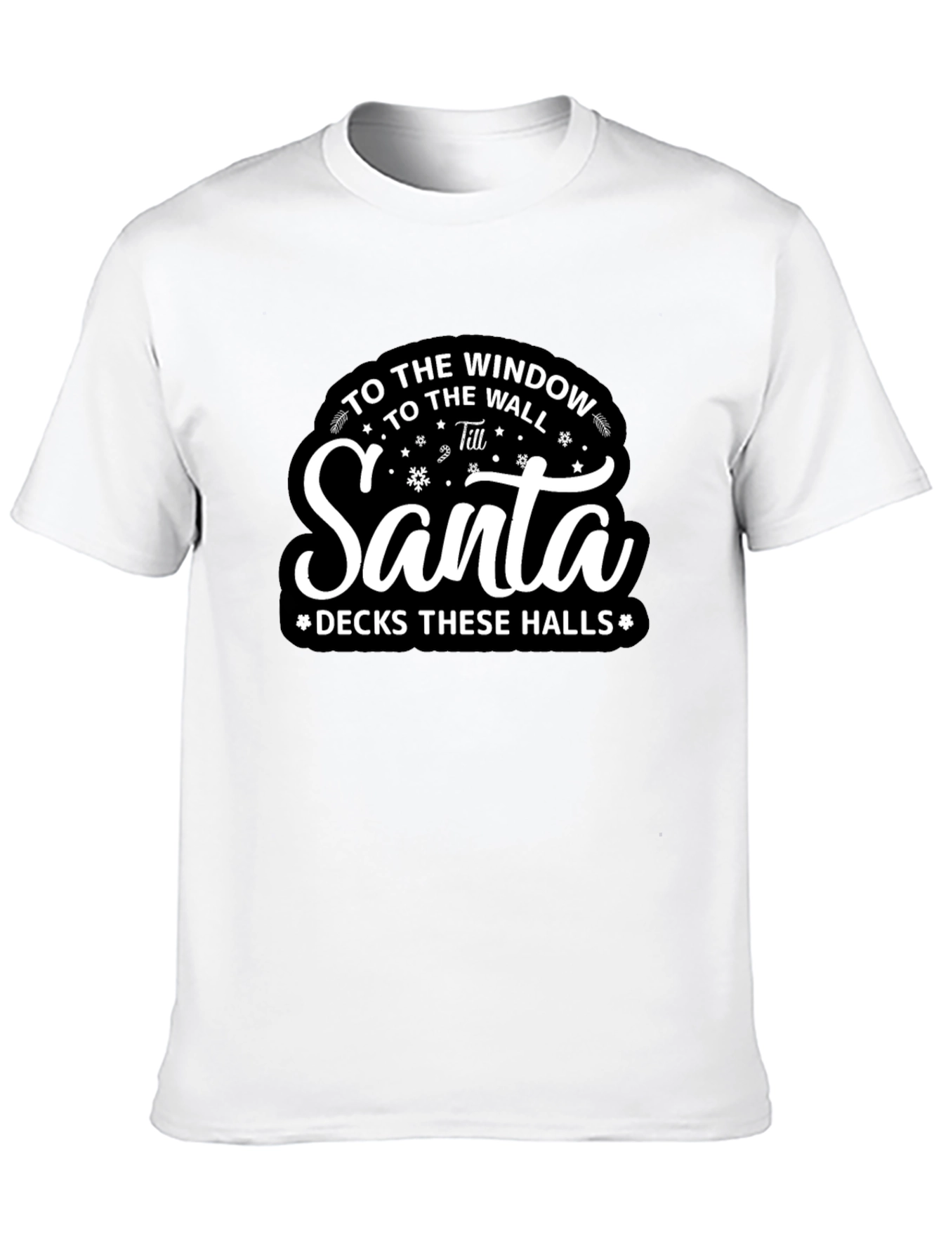 Santa Decks These Halls Christmas T-Shirt
