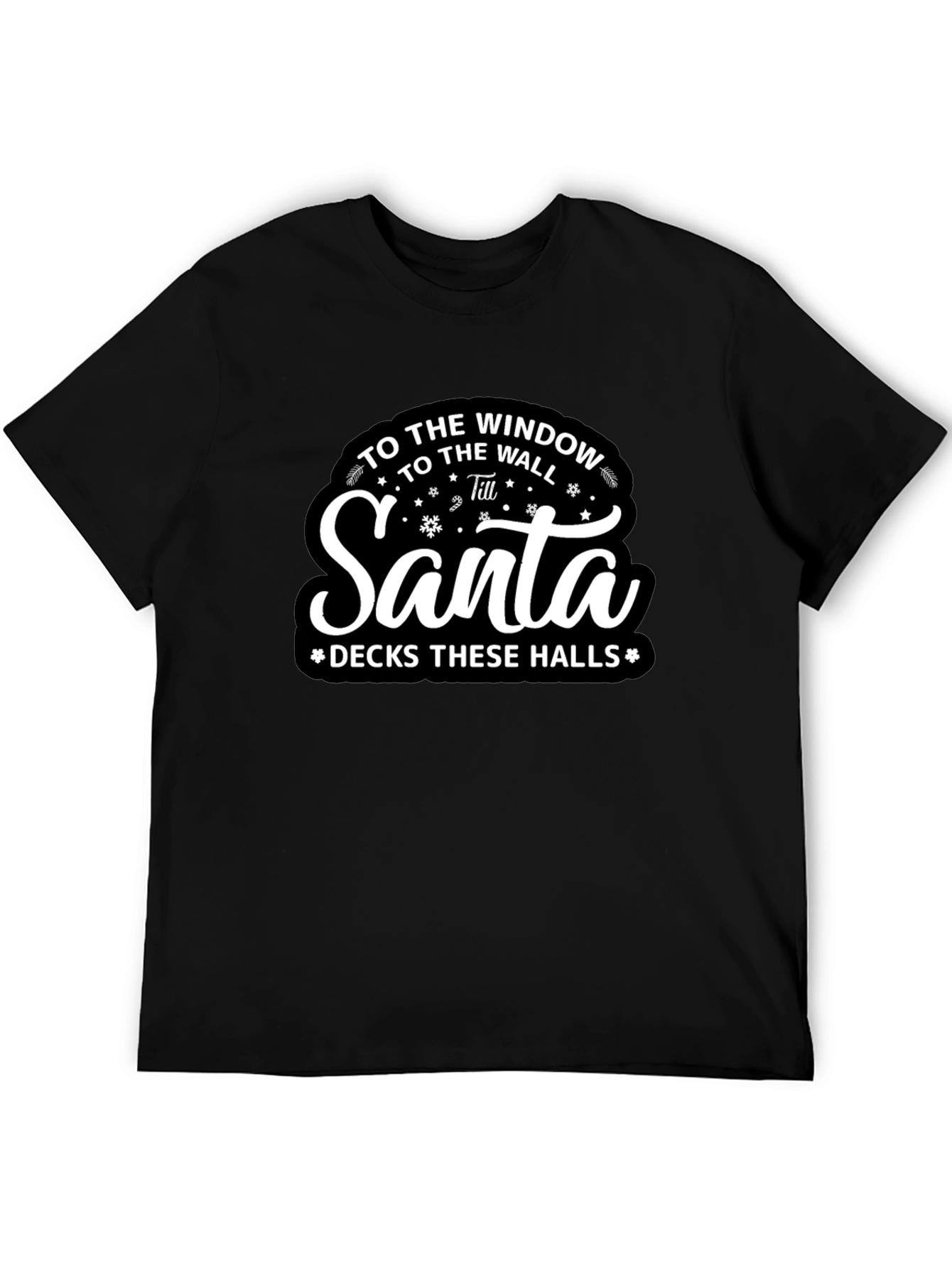 Santa Decks These Halls Christmas T-Shirt