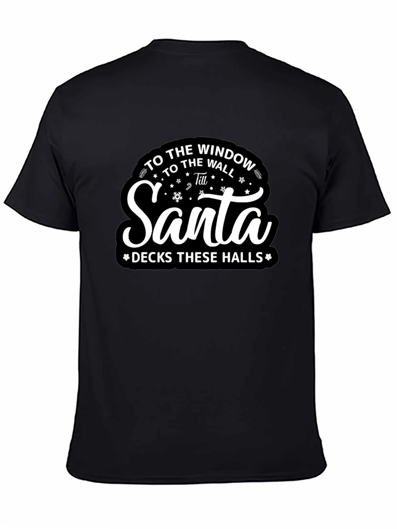 Santa Decks These Halls Christmas T-Shirt