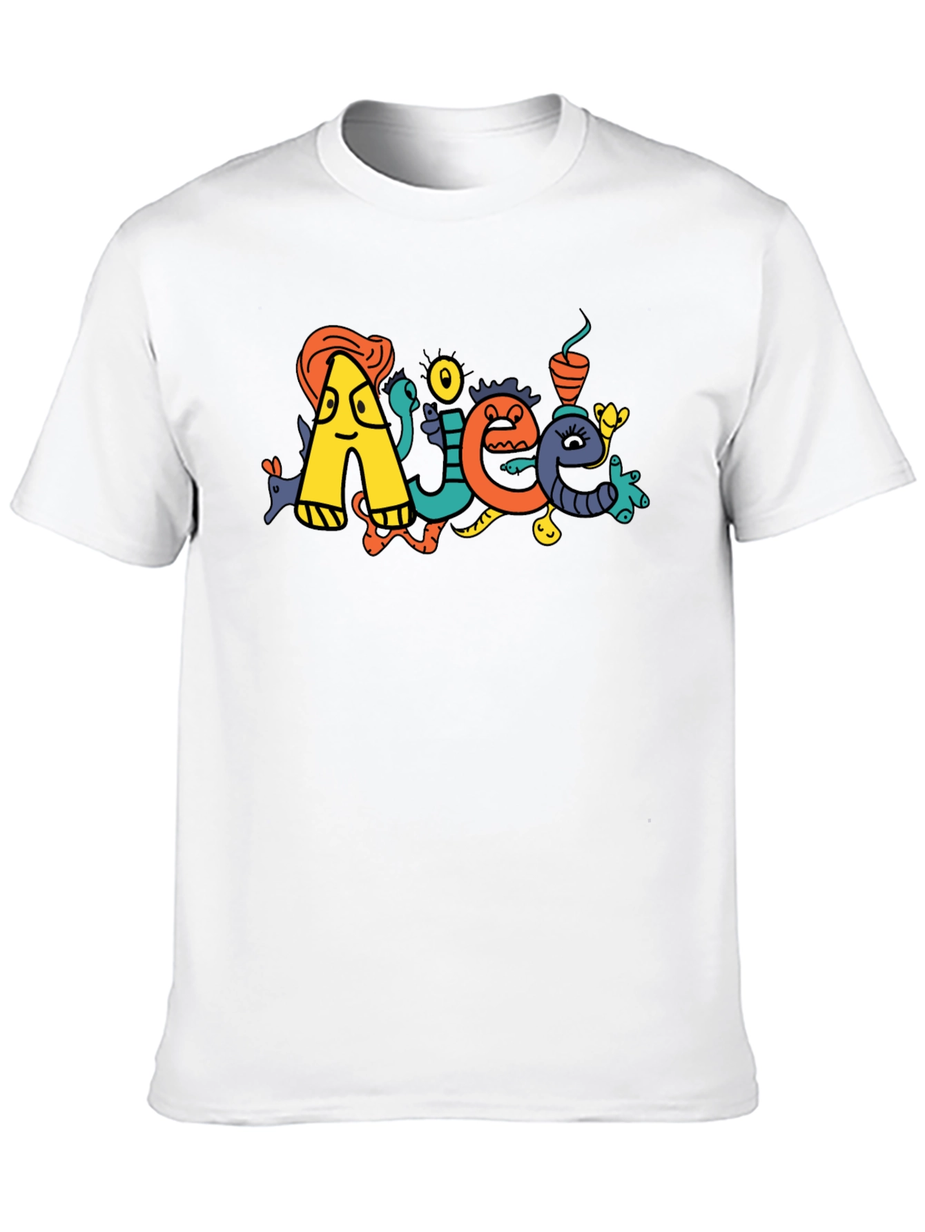 Doodle Art Black T-Shirt
