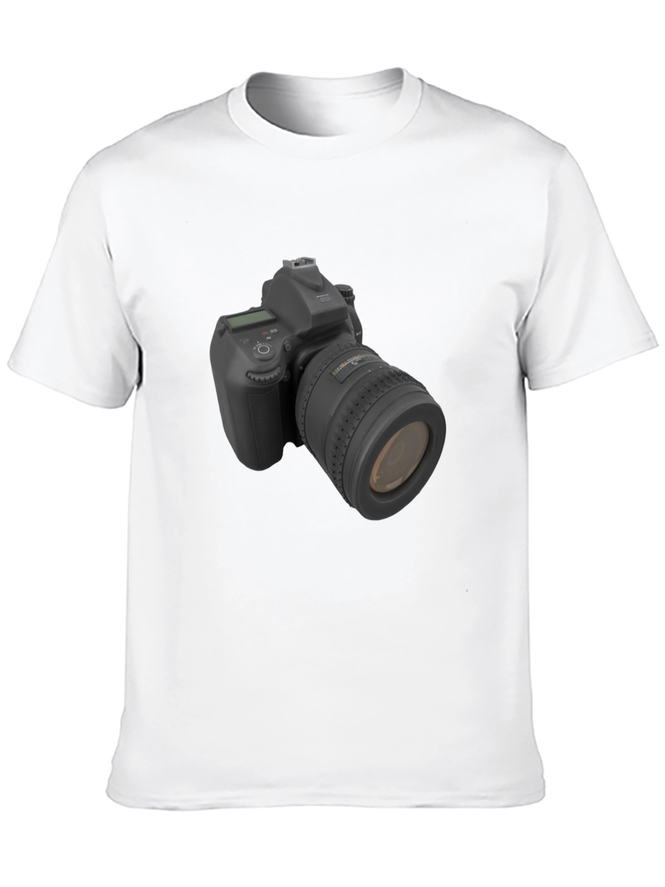Camera Graphic Black T-Shirt - Photographers Tee