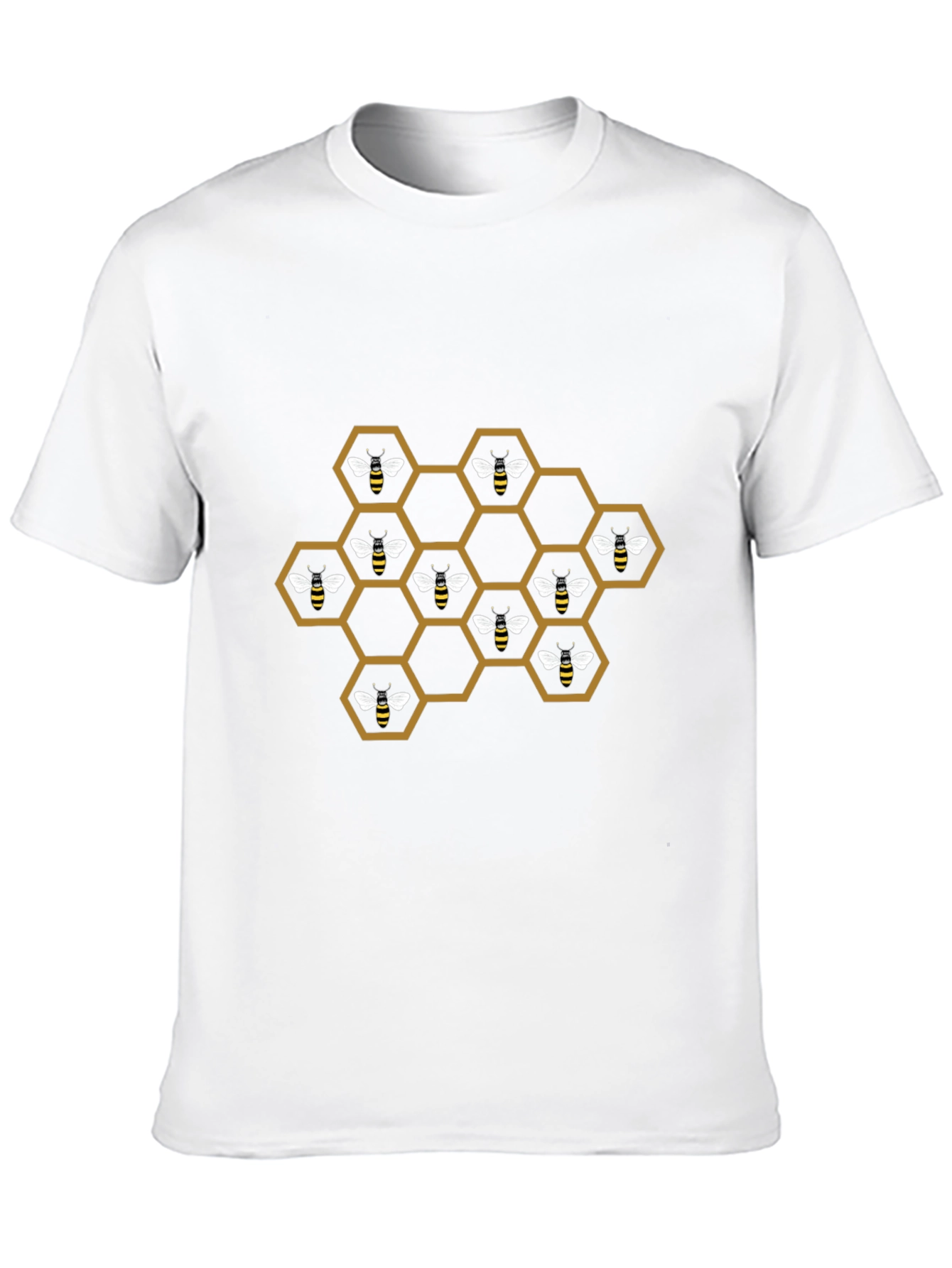 Honeycomb Bee T-Shirt - Unique Graphic Tee