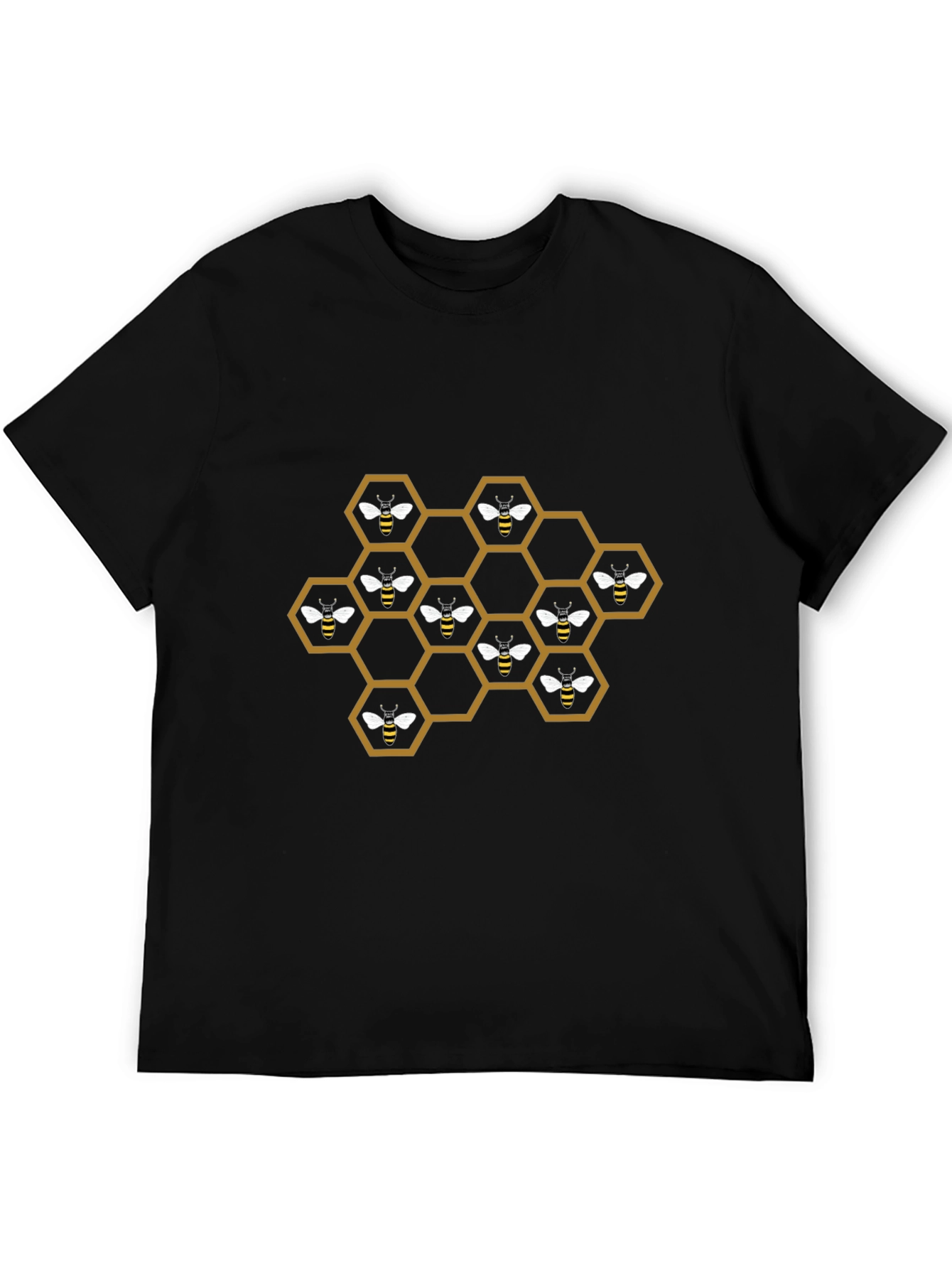 Honeycomb Bee T-Shirt - Unique Graphic Tee
