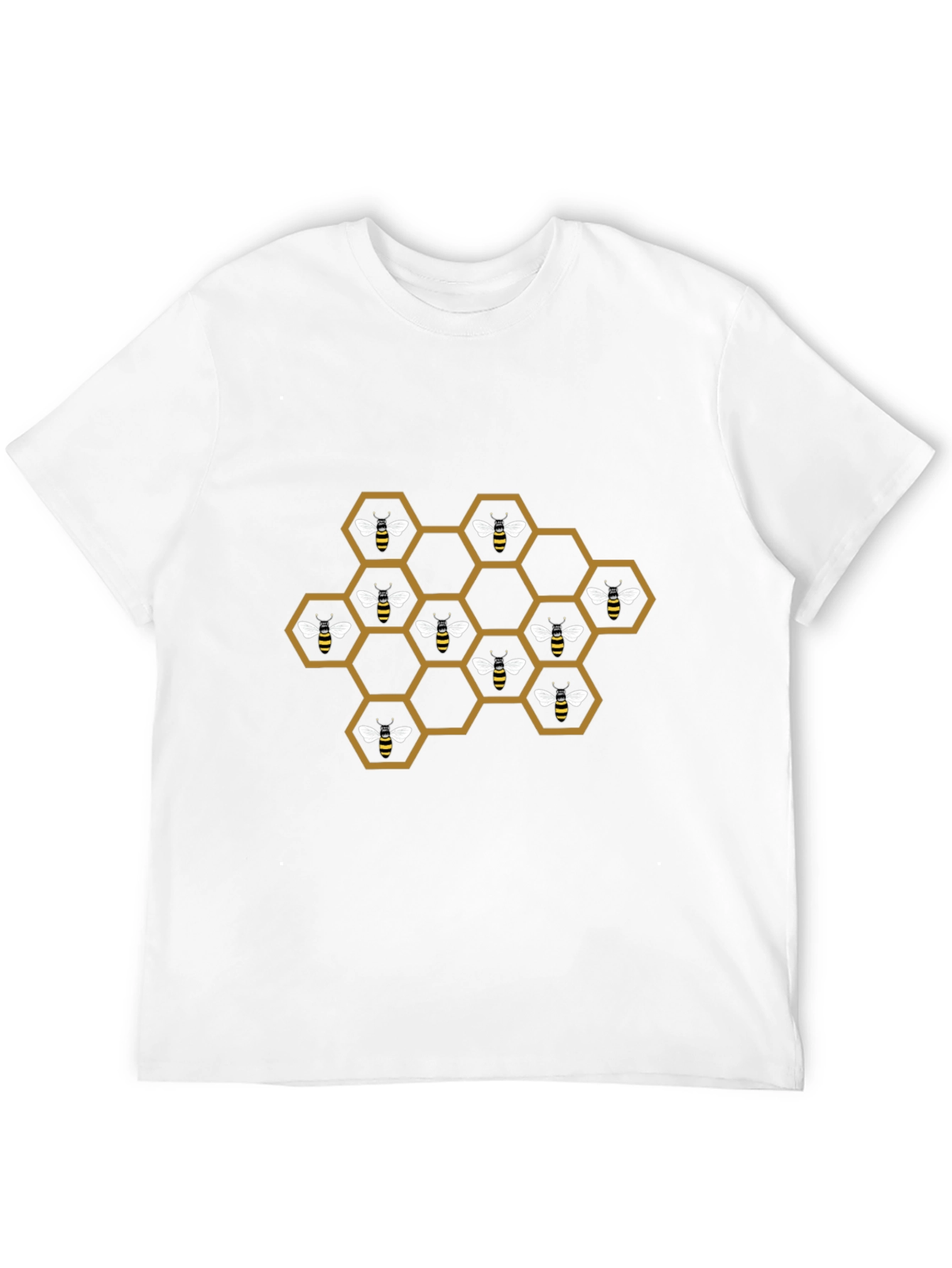 Honeycomb Bee T-Shirt - Unique Graphic Tee
