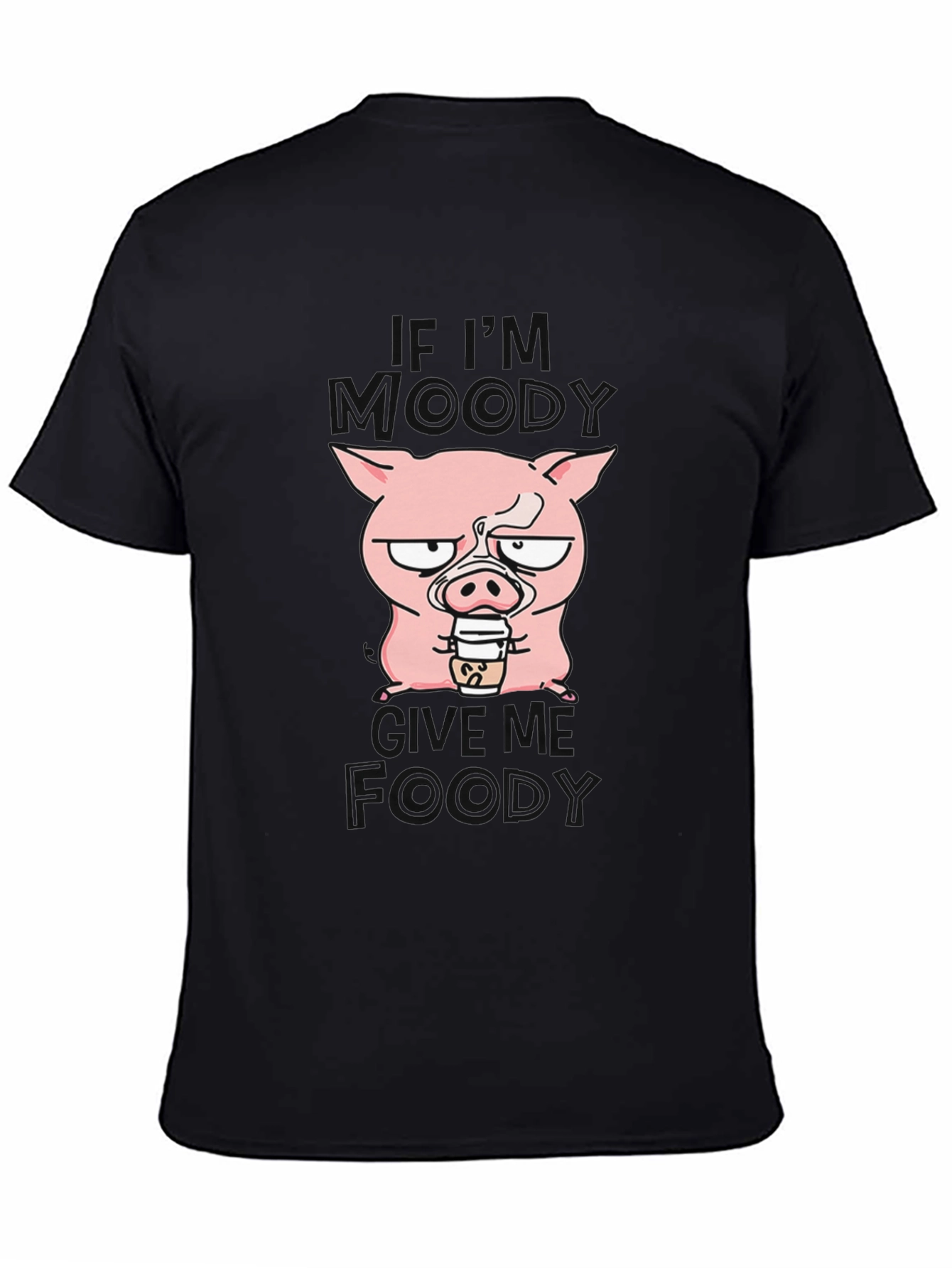 Moody Pig Coffee Lover Graphic Tee