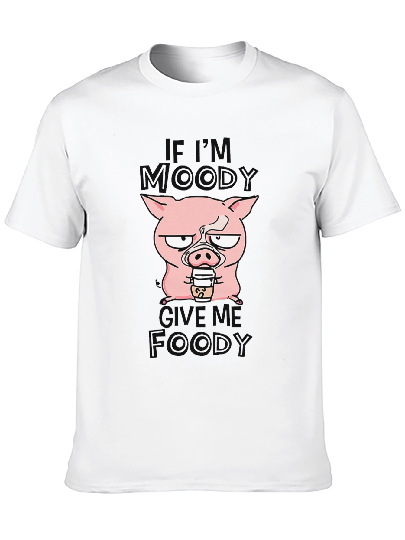 Moody Pig Coffee Lover Graphic Tee