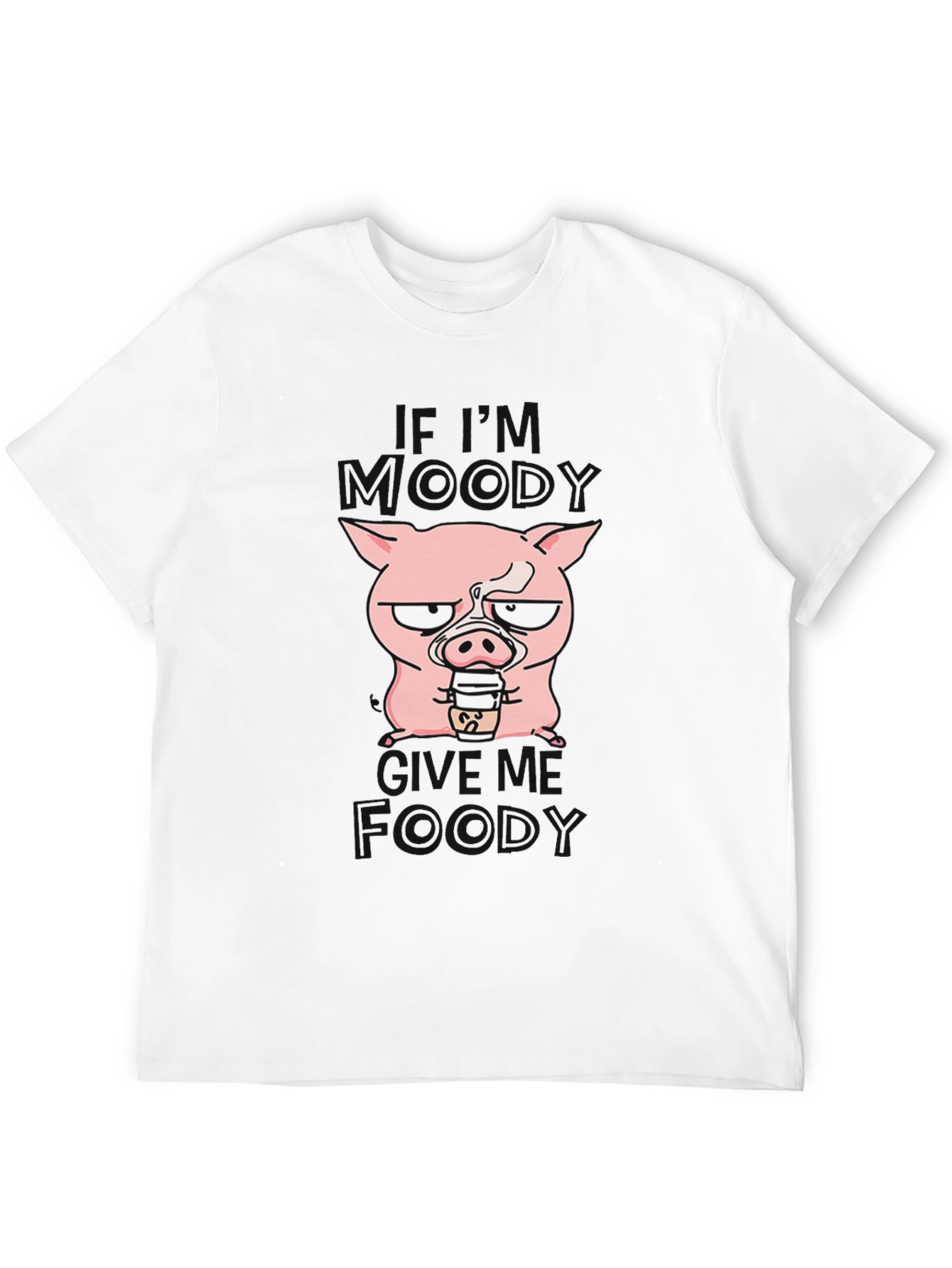 Moody Pig Coffee Lover Graphic Tee