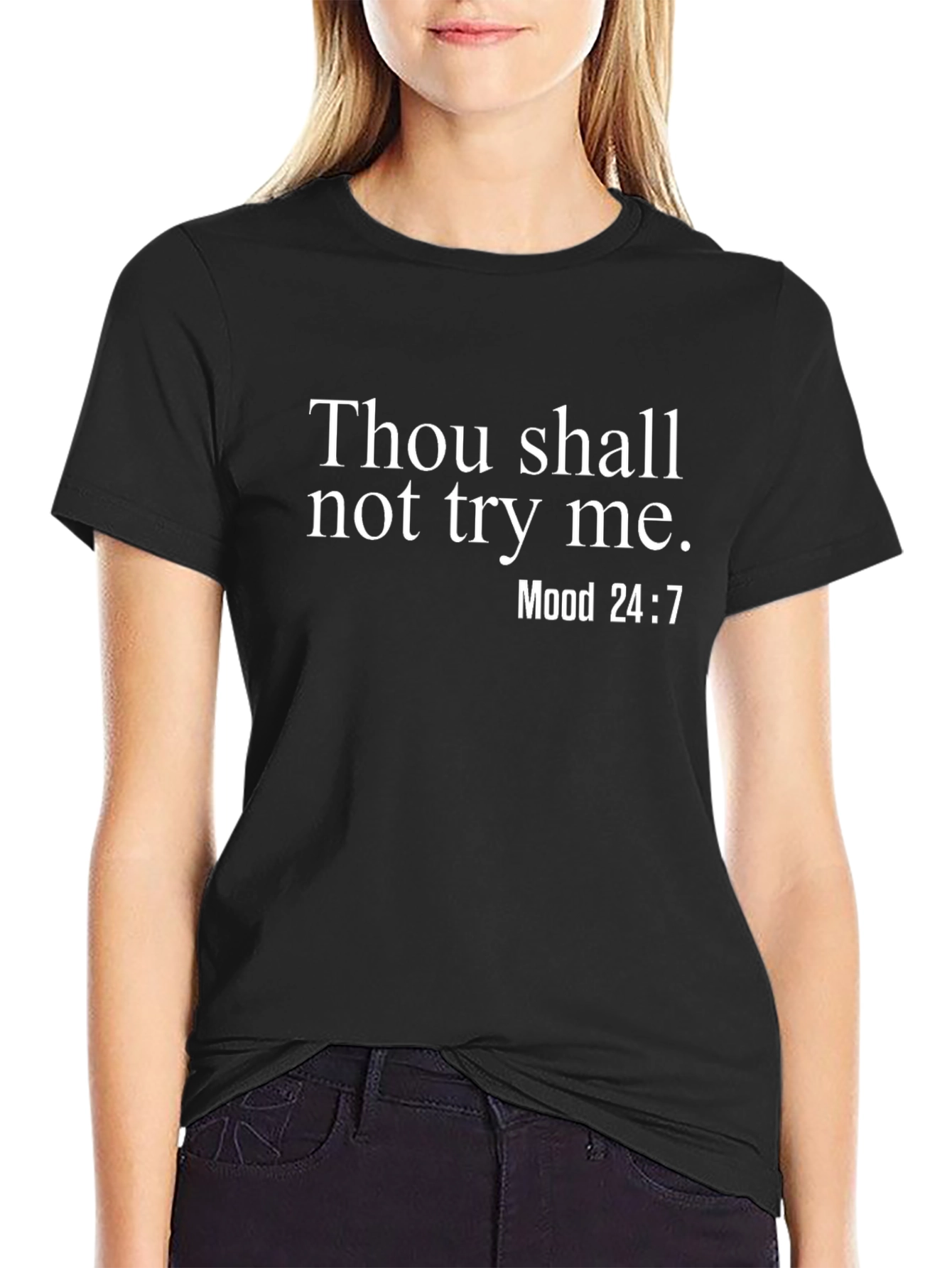 Thou Shall Not Try Me Graphic T-Shirt - Unisex