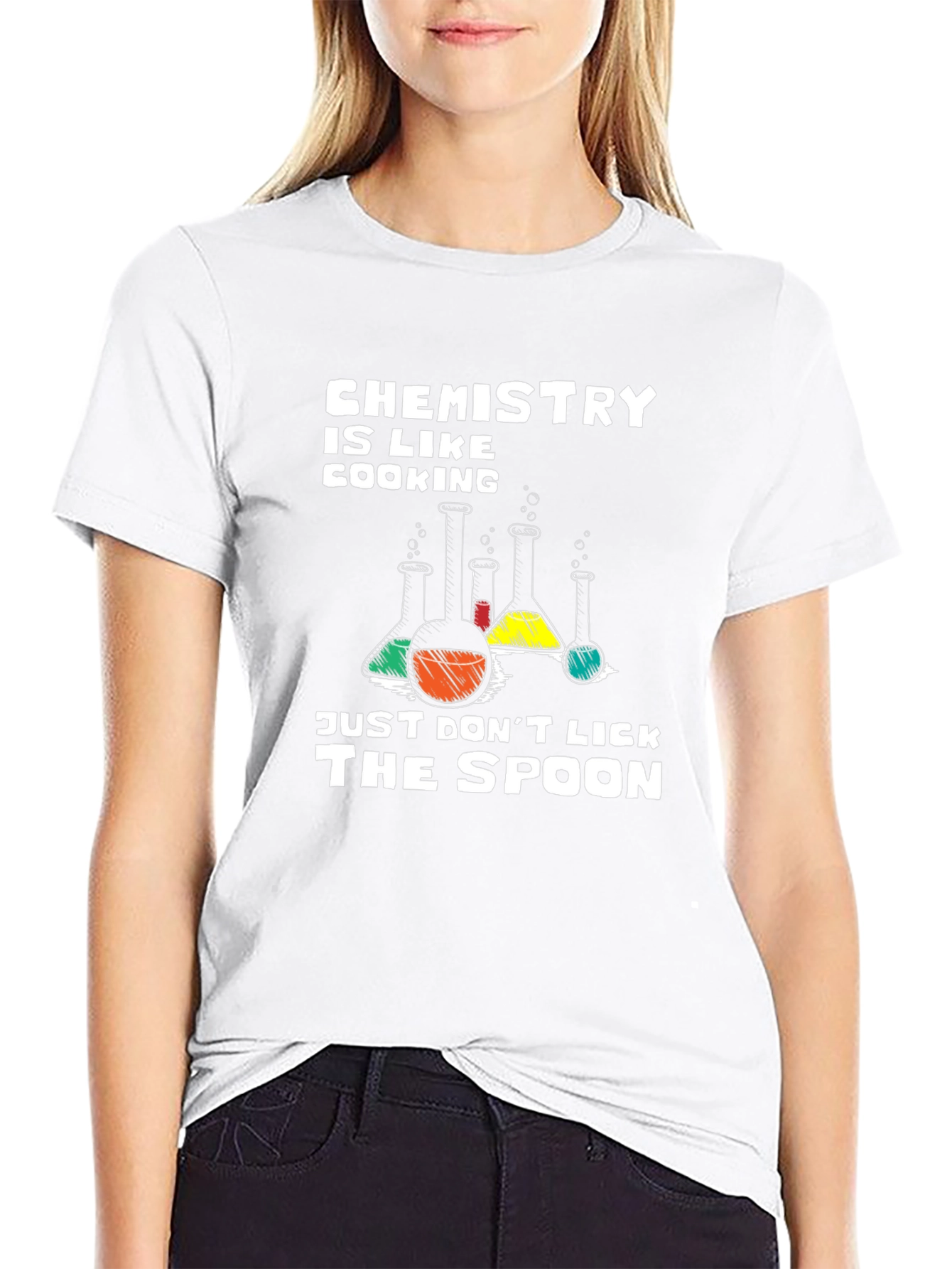 Chemistry Cooking T-Shirt: Dont Lick the Spoon