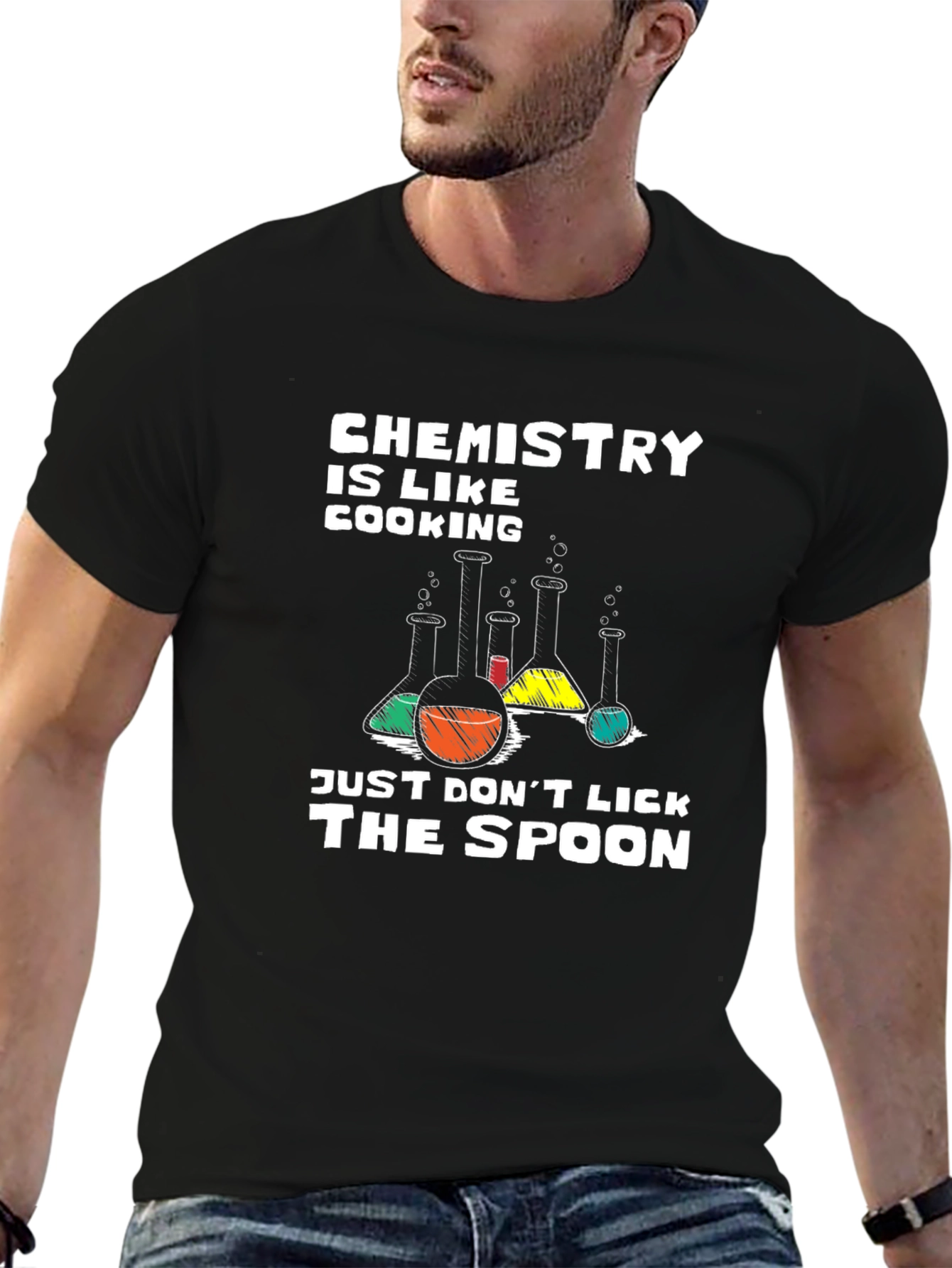 Chemistry Cooking T-Shirt: Dont Lick the Spoon