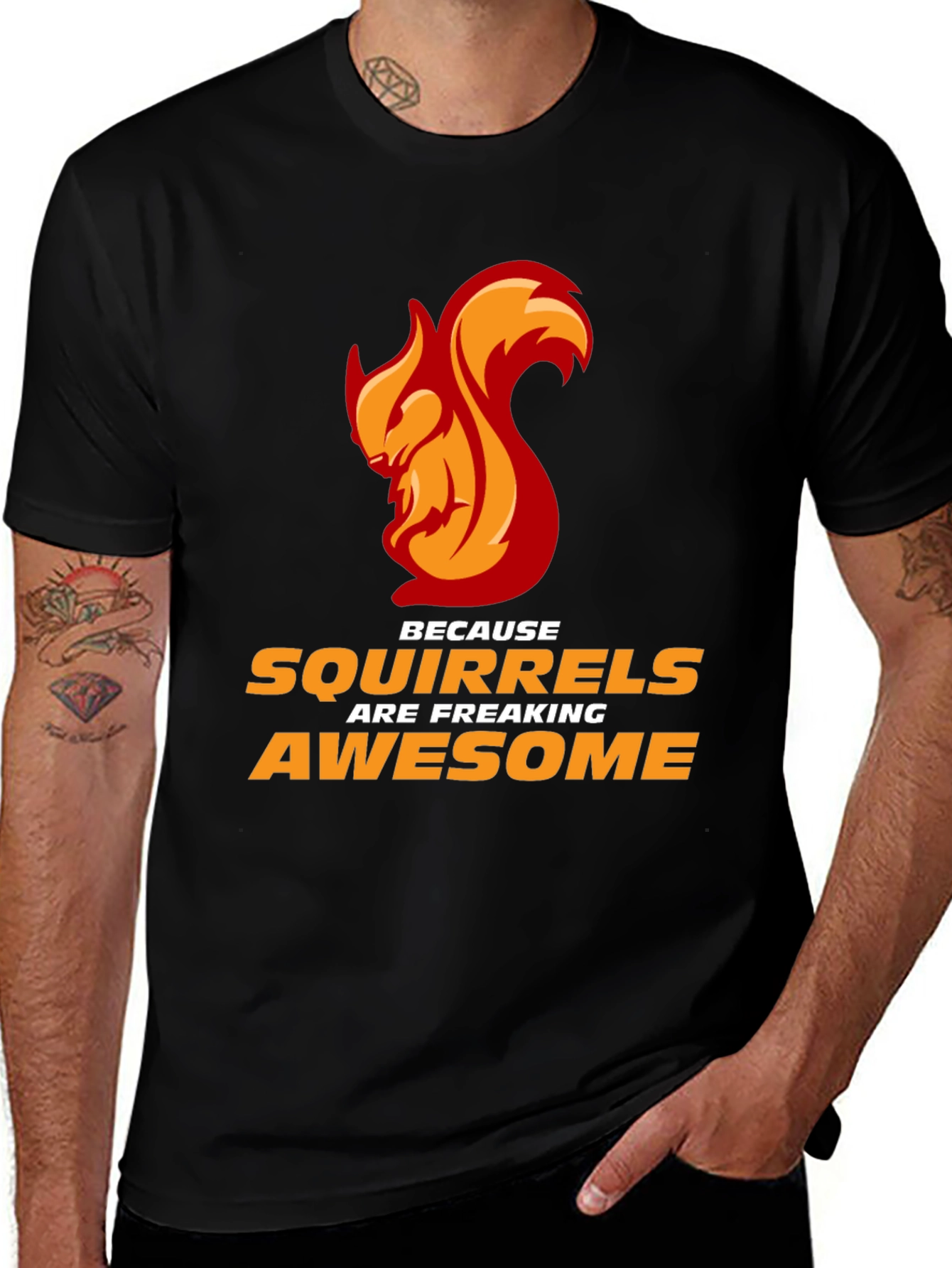 Awesome Squirrel T-Shirt - Freaking Awesome!