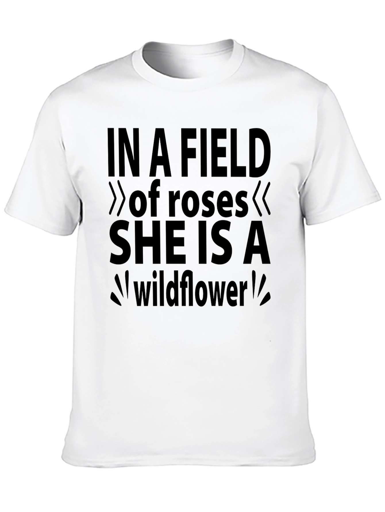 Wildflower Graphic Tee - Soft Cotton Blend
