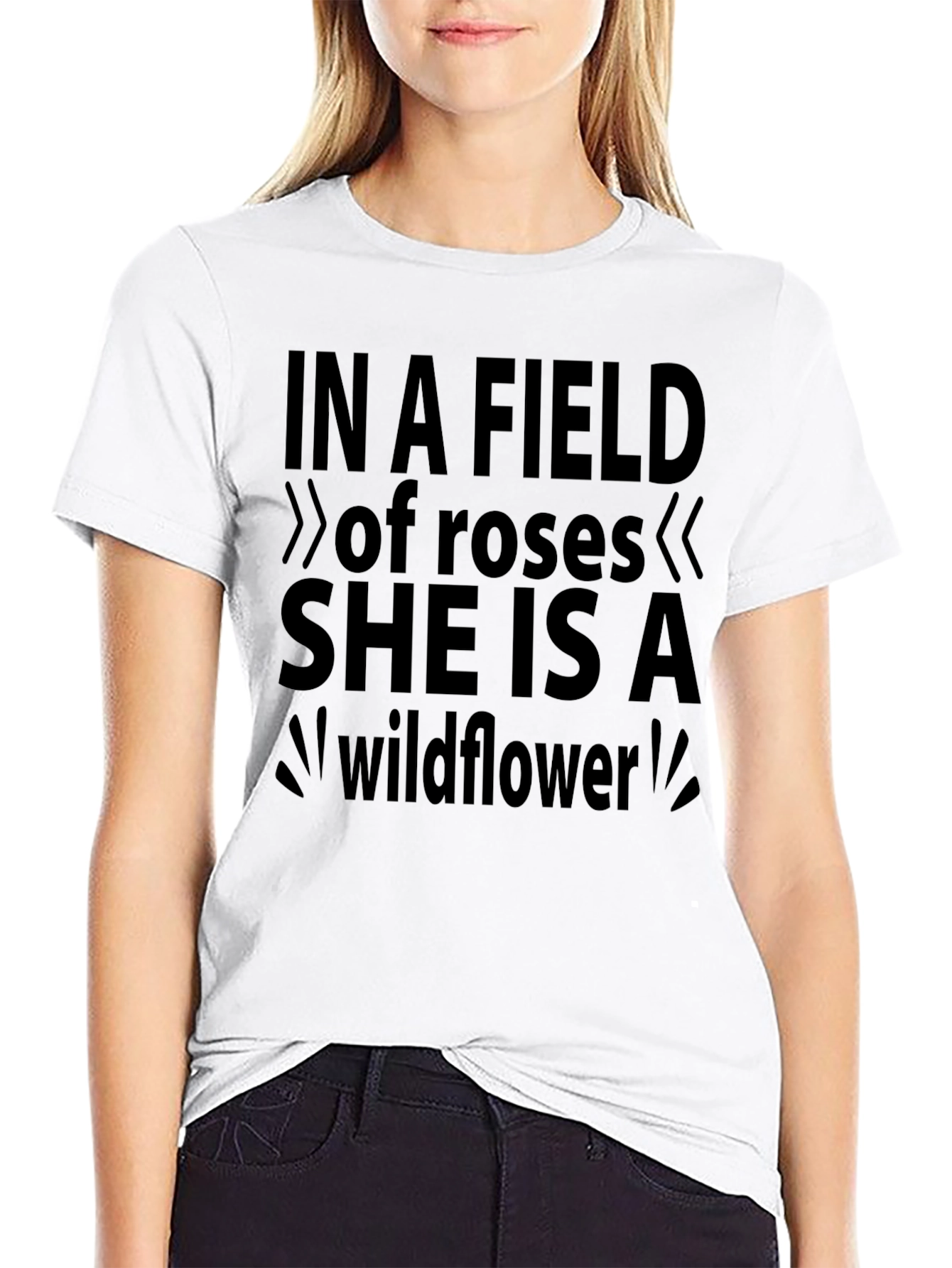 Wildflower Graphic Tee - Soft Cotton Blend