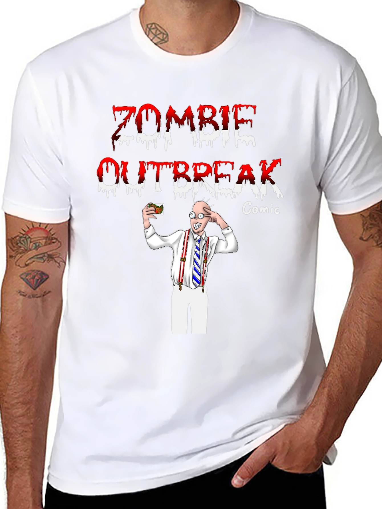 Zombie Outbreak Comic T-Shirt