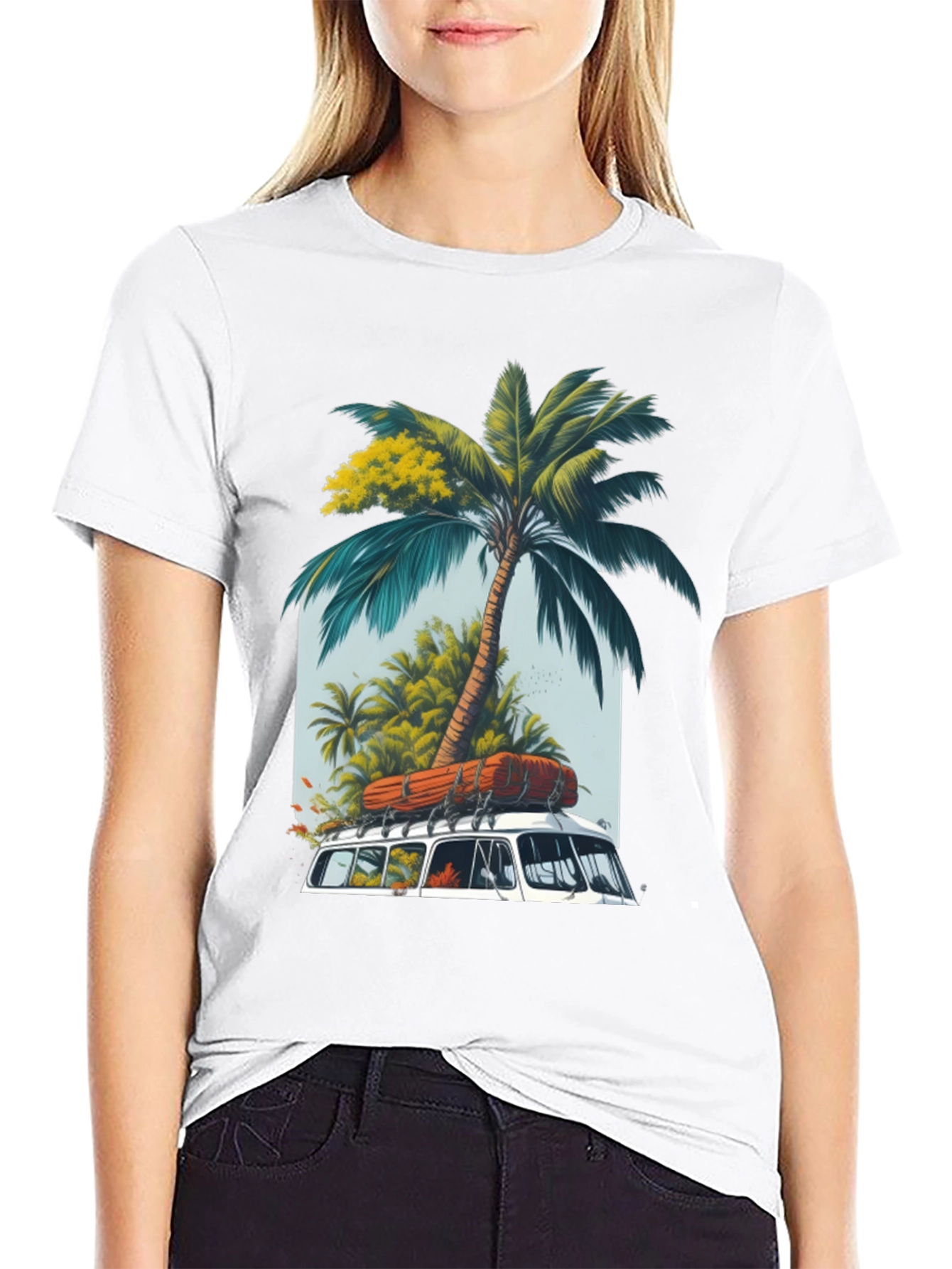 Tropical Van Graphic T-Shirt