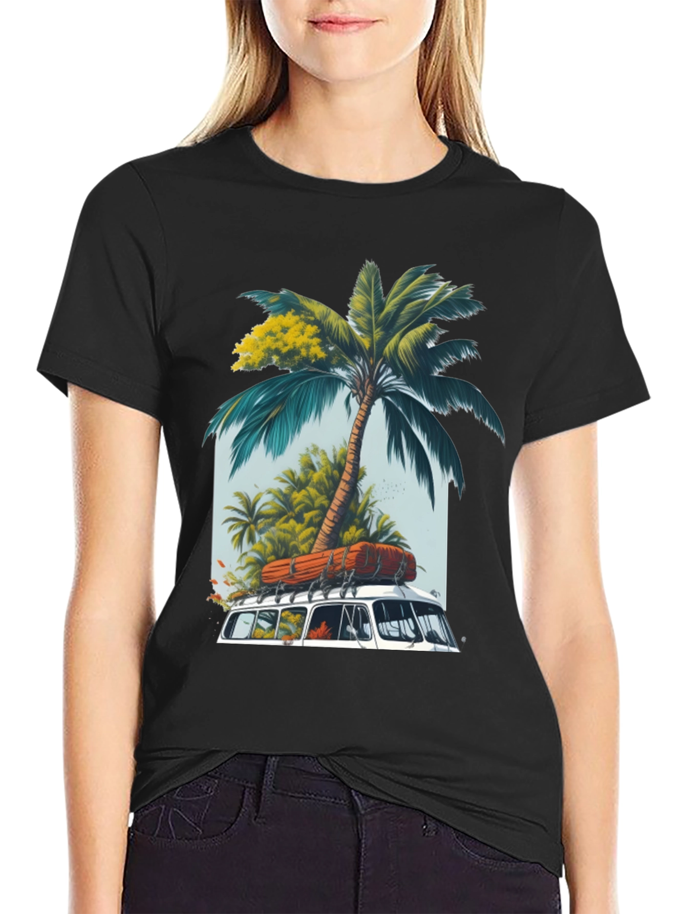 Tropical Van Graphic T-Shirt