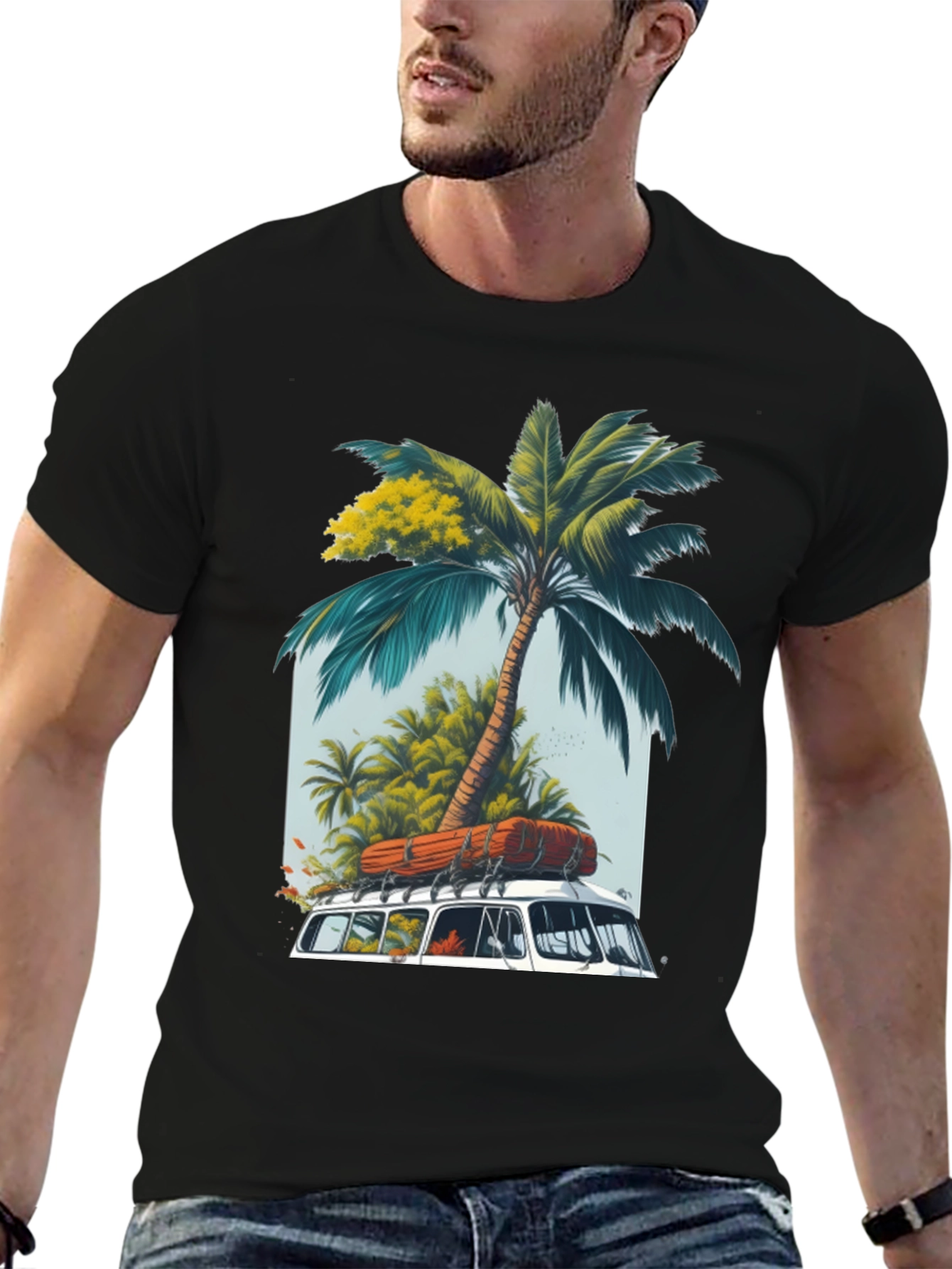 Tropical Van Graphic T-Shirt