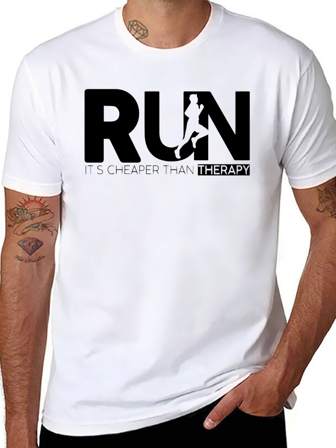 Run Cheaper Than Therapy Graphic Tee