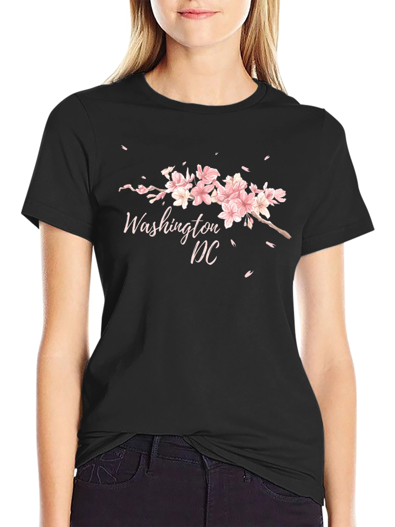 Washington DC Cherry Blossom Graphic Tee
