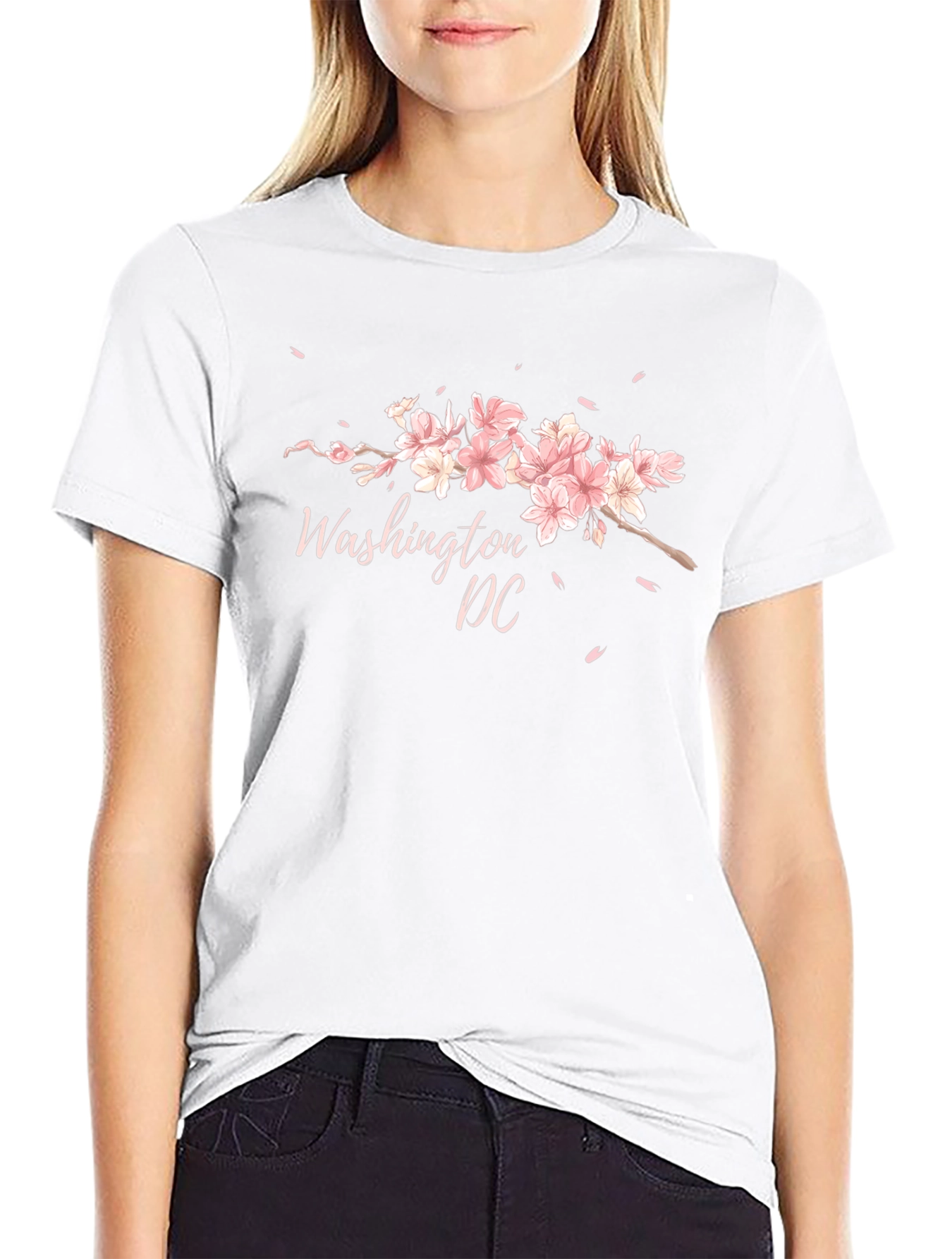 Washington DC Cherry Blossom Graphic Tee
