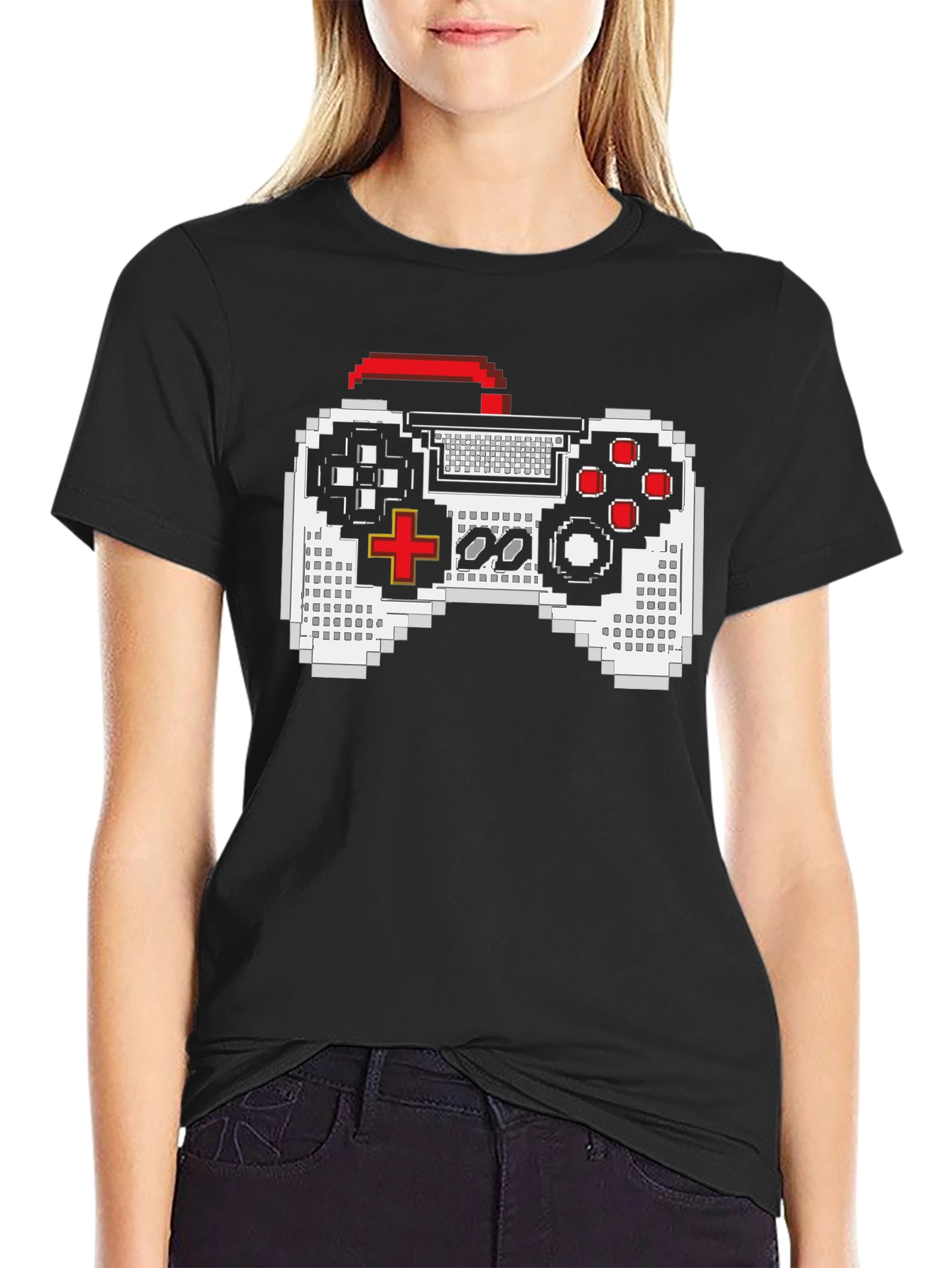 Retro Game Controller T-Shirt - Pixelated Fun!