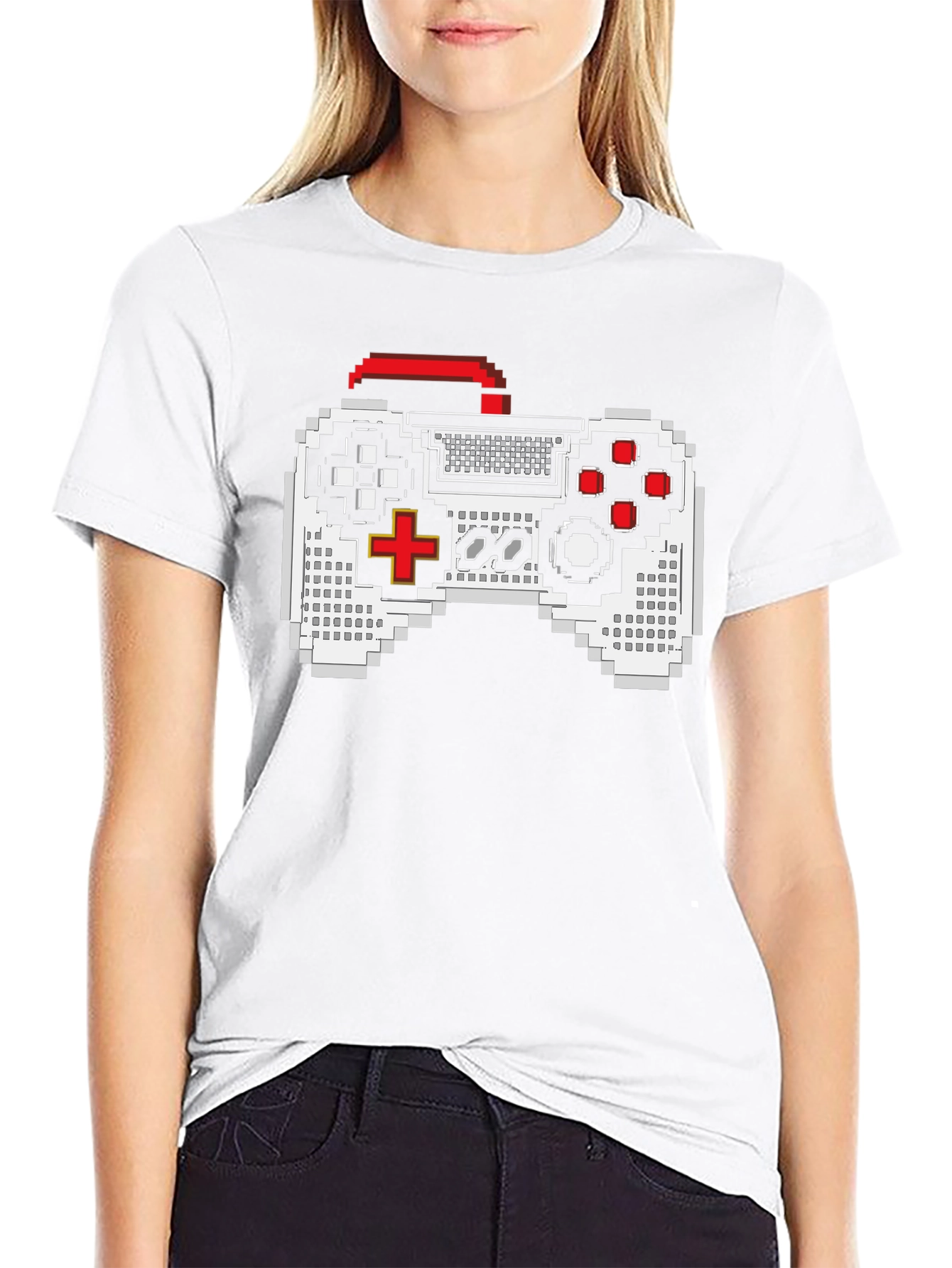 Retro Game Controller T-Shirt - Pixelated Fun!
